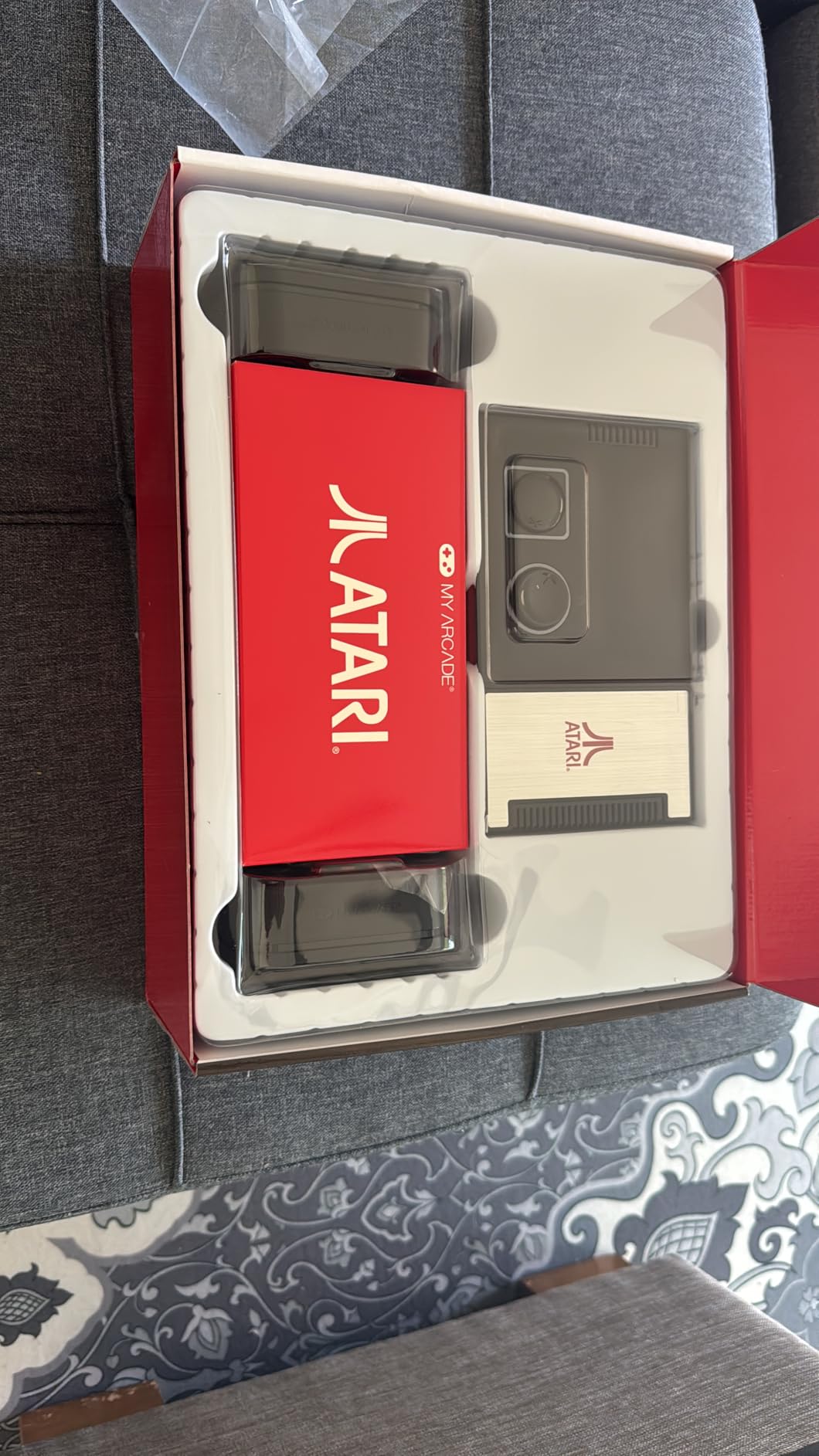 Atari Game Station Pro: Retro Video Game Console with 200+ Games, Wireless Joysticks, RGB LED Lights customer photo 1