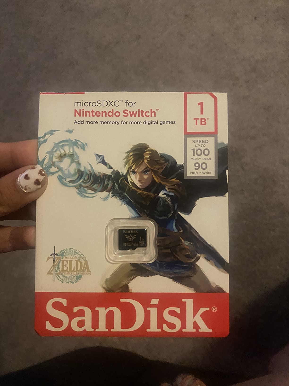 SanDisk 1TB microSDXC-Card Licensed for Nintendo-Switch - SDSQXAO-1T00-GN6ZN customer photo 2