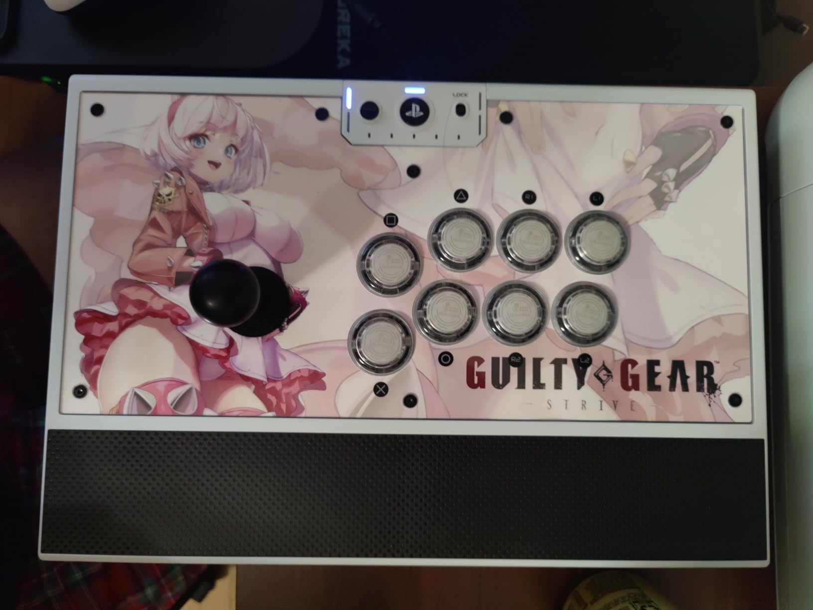 NACON Daija Arcade Fight Stick Officially Licensed for PlayStation | For PS5, PS4 and Windows 10, 11 PC - Sanwa Joysticks and Action Buttons, Customizable Front Plate, 3-Meter Cable customer photo 1