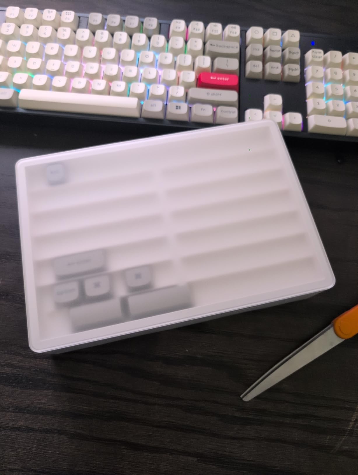 Keychron OSA Profile Double-Shot PBT Keycap Full Keycap Set (141 Keys) - Retro, Compatible with MX Mechanical Switches, Non-Shine-Through, Fits ANSI Layouts (100%, TKL, 96%, 75%, 65%, 60%) customer photo 1