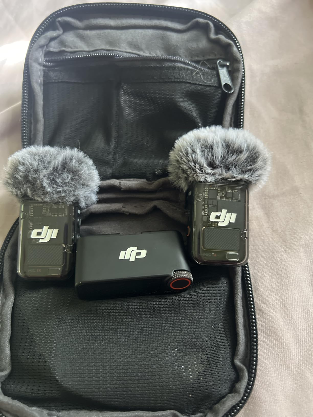 DJI Mic 2 (2 TX + 1 RX + Charging Case), All-in-one Wireless Microphone | Noise Cancelling, 32-bit Float Internal Recording, 250m (820 ft.) Range, Mic for iphone, Android, Camera, Vlogs customer photo 1