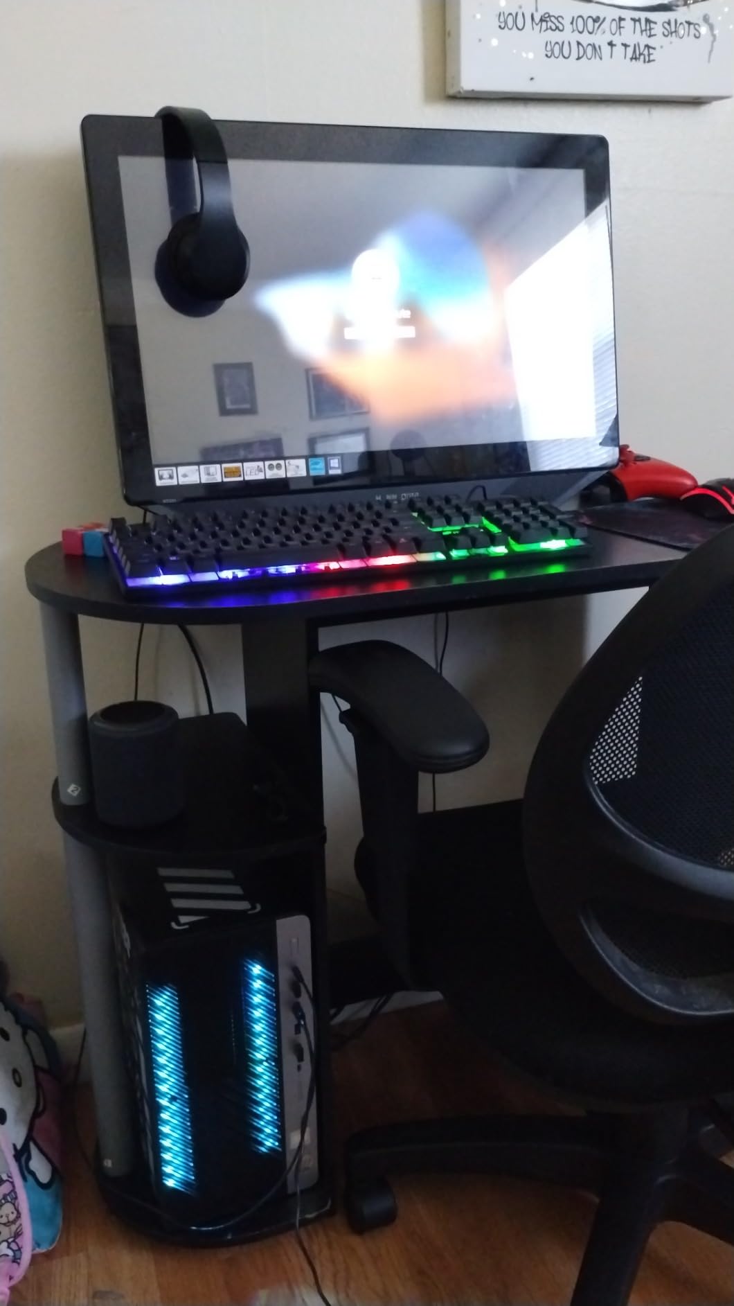 HP RGB Gaming Desktop Computer, Intel Quad Core I5-6500 up to 3.6GHz, GeForce GT 1030 2G, 16GB DDR4, 512G SSD, RGB Keyboard & Mouse, WiFi & Bluetooth 5.0, Windows 11 (Renewed) customer photo 1