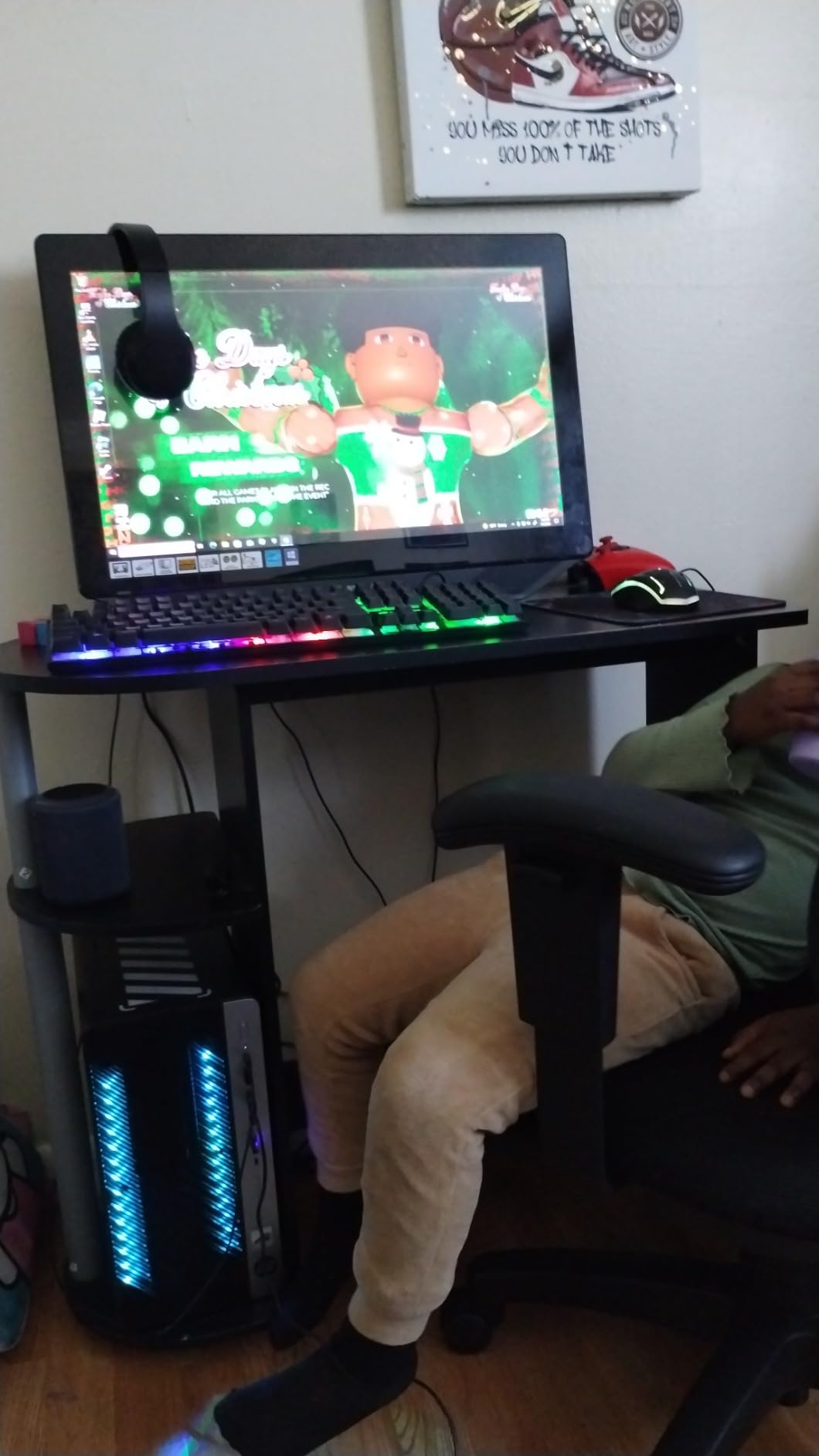 HP RGB Gaming Desktop Computer, Intel Quad Core I5-6500 up to 3.6GHz, GeForce GT 1030 2G, 16GB DDR4, 512G SSD, RGB Keyboard & Mouse, WiFi & Bluetooth 5.0, Windows 11 (Renewed) customer photo 2