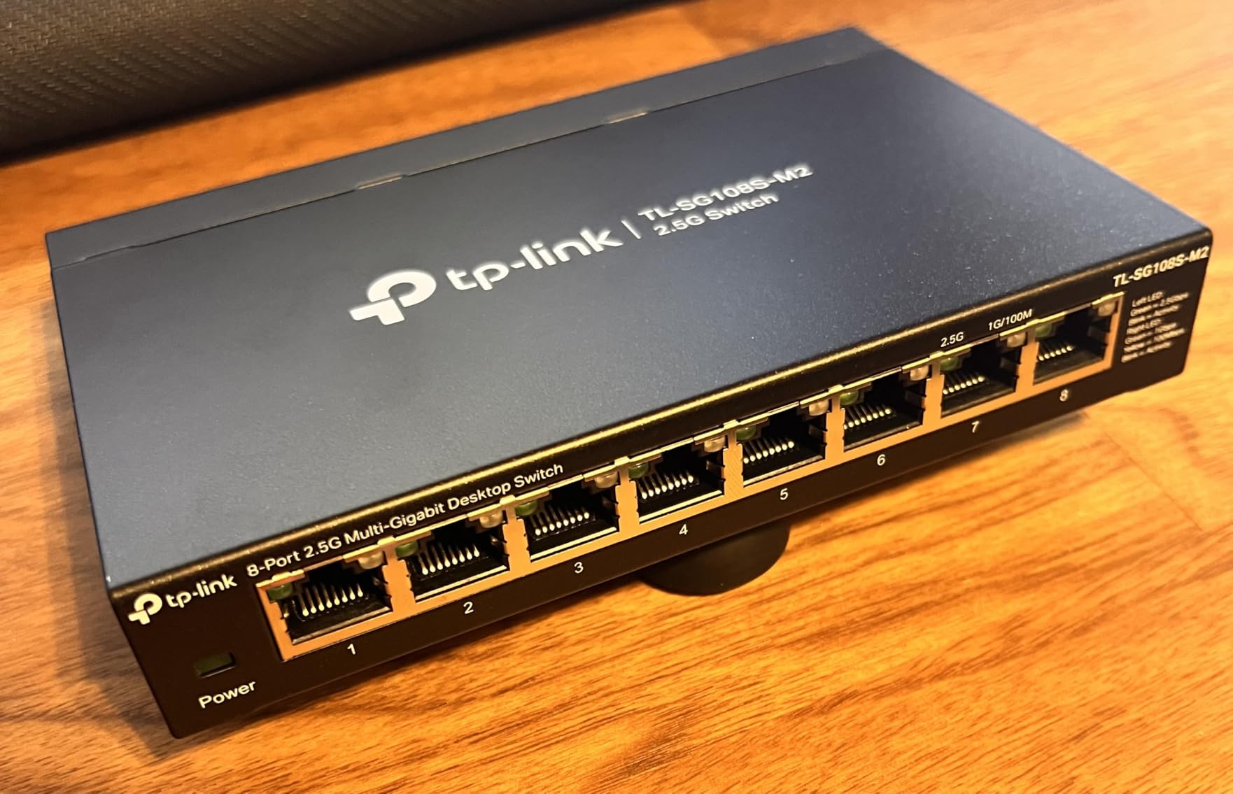 TP-Link TL-SG108S-M2, 8-Port Multi-Gigabit 2.5G Unmanaged Ethernet Switch | Multi Gigabit Network Switch, Ethernet Splitter, Plug & Play, Desktop/Wall Mount, Silent Operation customer photo 2
