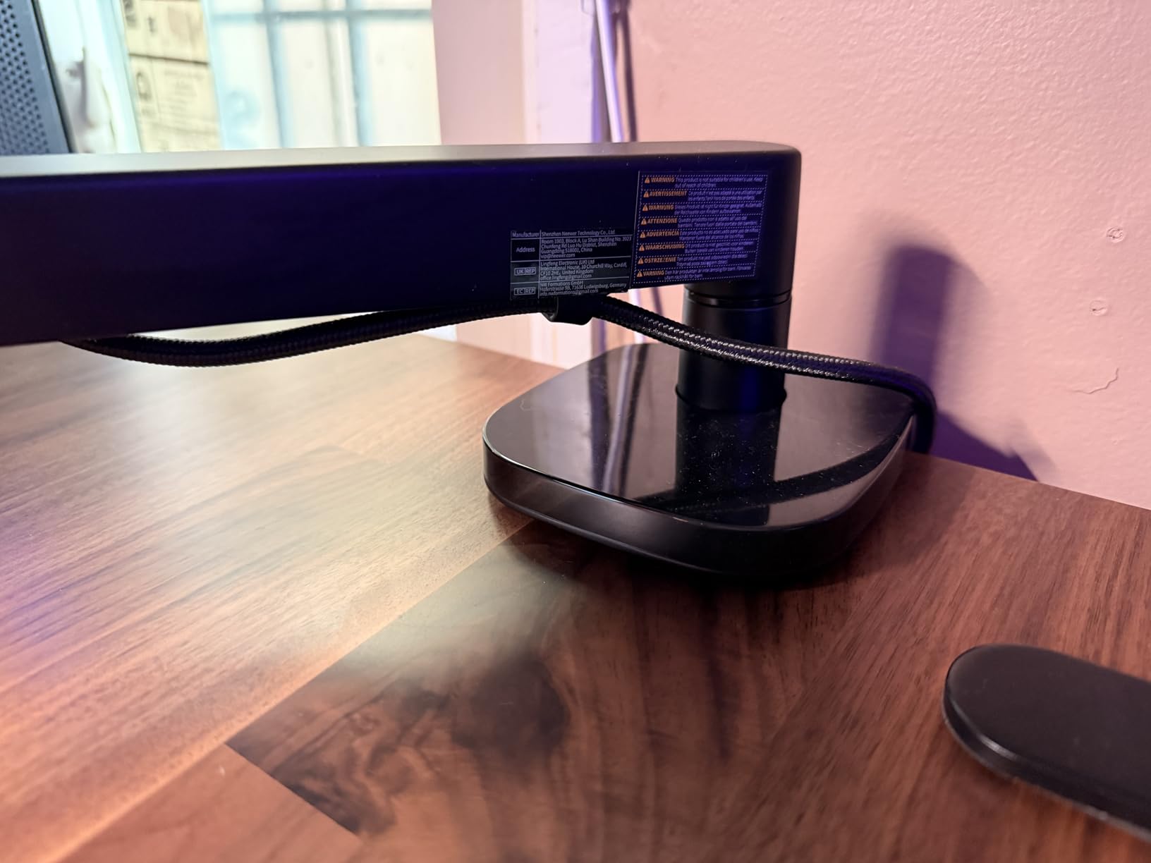 NEEWER Low Profile Mic Arm Desk Mount, 360° Swivel Boom Arm with Pneumatic Damping Adjustable, Cable Management, Compatible with Shure MV7 SM7B Blue Yeti Gaming Streaming Podcast Microphone, MS002 customer photo 1