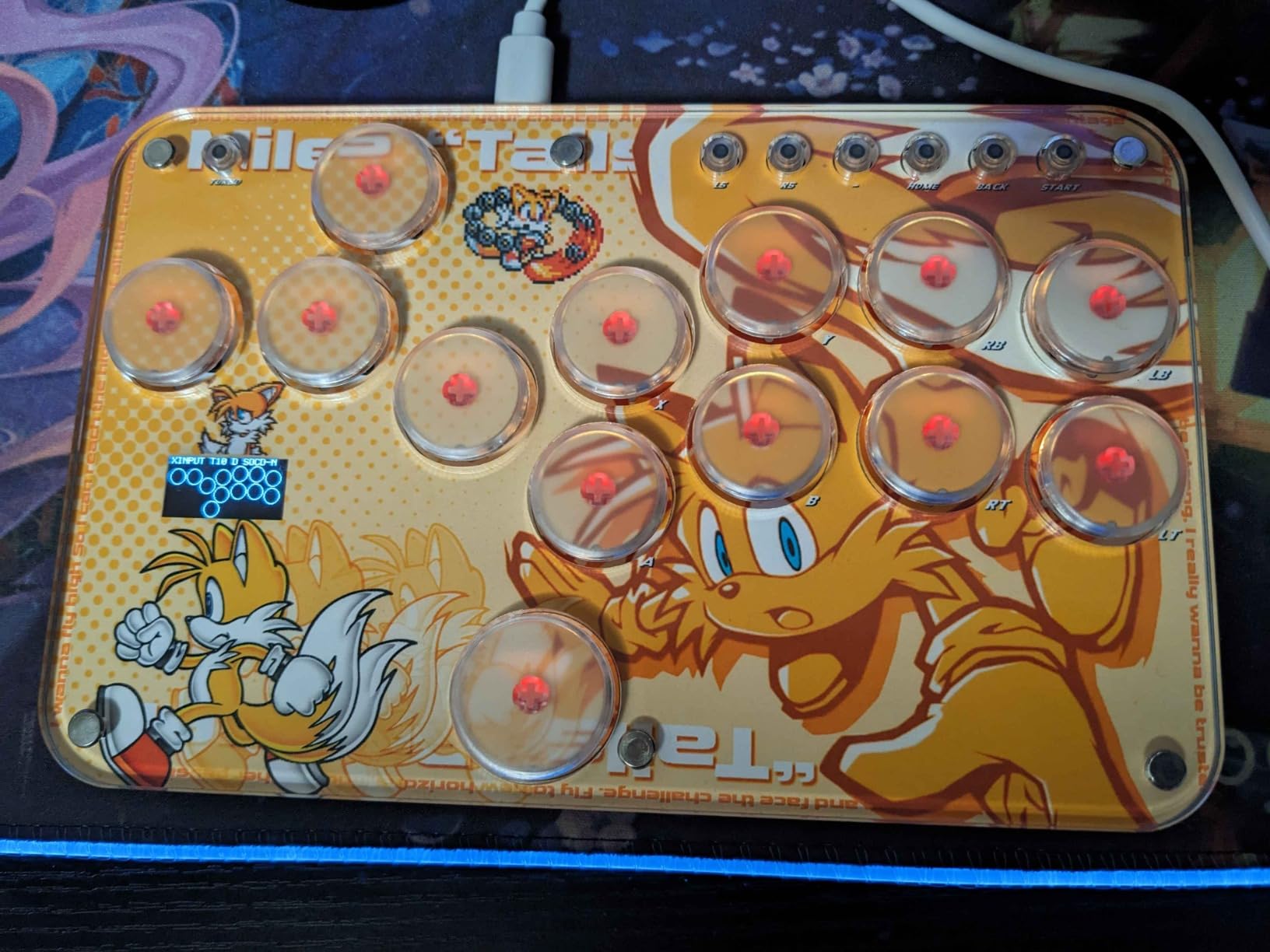Haute42 S13 13-Key Leverless Arcade Stick, RGB Fighting Game Controller | Supports Turbo Function, Hot Swap & SOCD, Compatible with PC/Ps3/Ps4/Switch/Steam customer photo 1