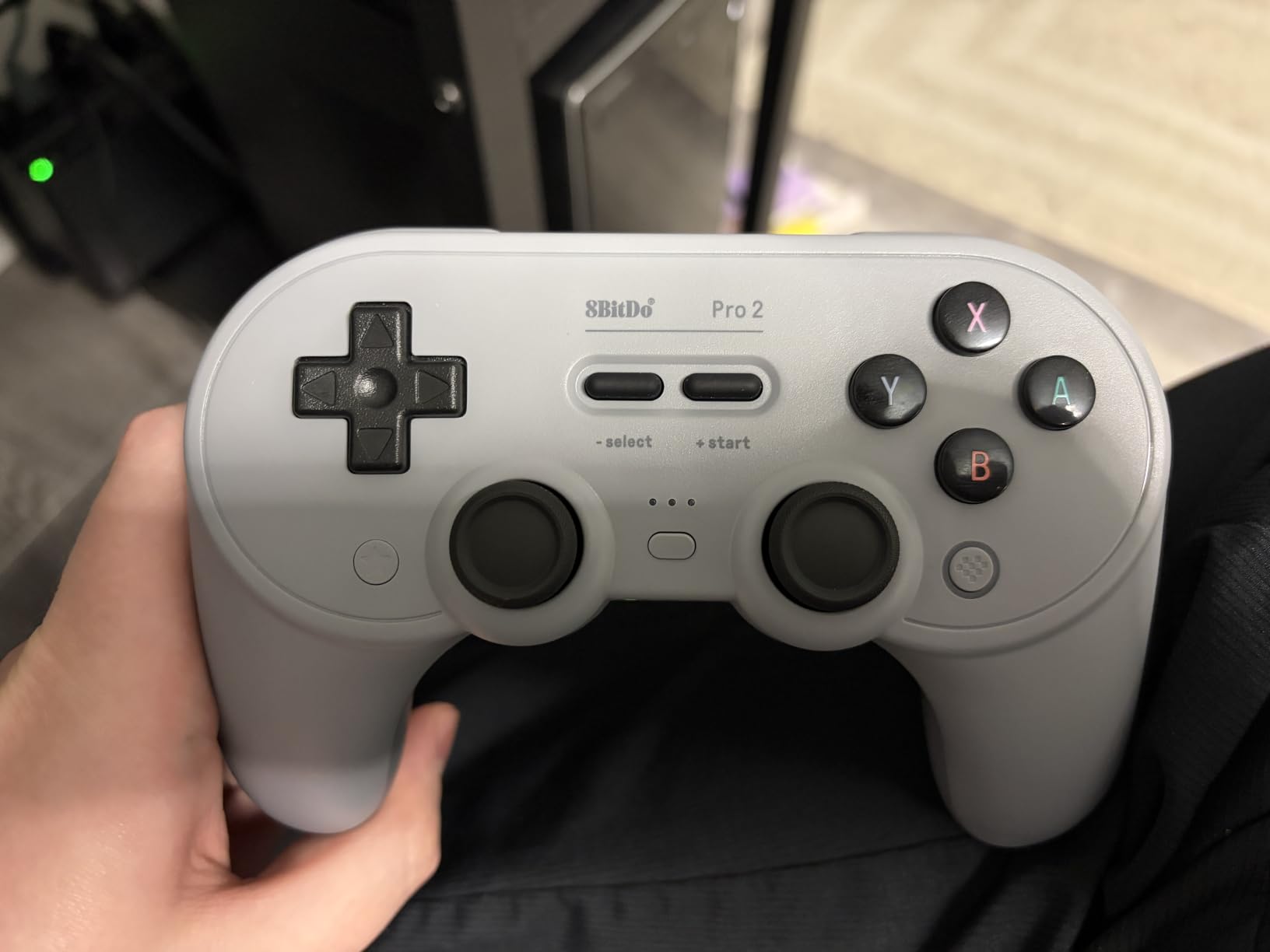 8BitDo Pro 2 Bluetooth Controller for Switch/Switch 2, Hall Effect Joysticks, 2 Pro Back Paddle Buttons, Wireless Gaming Controller for Switch, PC, Android, and Steam Deck & Apple (Gray Edition) customer photo 2