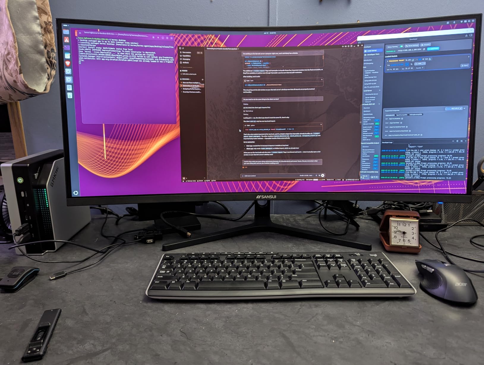 SANSUI 34-Inch Curved Gaming Monitor UWQHD 3440 x 1440P 200Hz Ultrawide customer photo 2