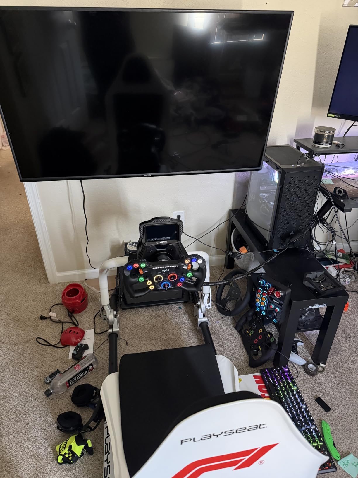 DV480 Pro V5 SimRacing Dashboard-DDU-Display Sim Racing Dash with 5
