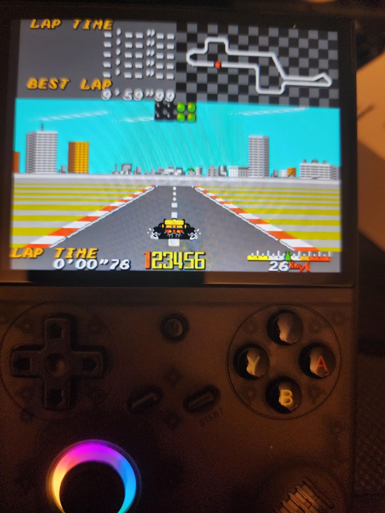 Anbernic RG40XX V Retro Handheld Game Console, RG40XXV 4.0 Inch IPS Screen Linux System Built-in 64G TF Card 5528 Games Support TV Output 5G WiFi Bluetooth 4.2 (Black) customer photo 2