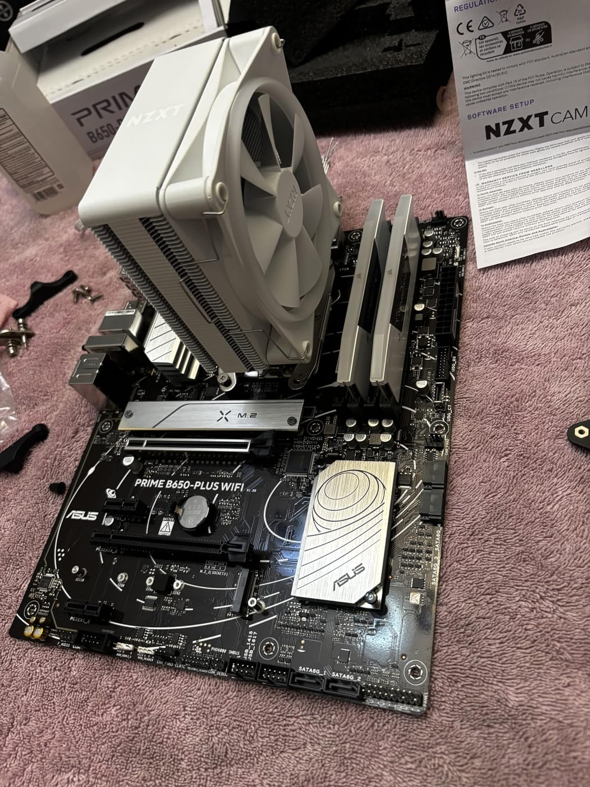 ASUS Prime B650-PLUS WiFi AMD B650 AM5 Ryzen Desktop 9000 8000 & 7000 ATX Motherboard, DDR5, PCIe 5.0 M.2, 2.5Gb LAN, WiFi 6E, HDMI, SATA 6 Gbps, USB Type-C, BIOS Flashback, Thunderbolt 4 Header customer photo 2