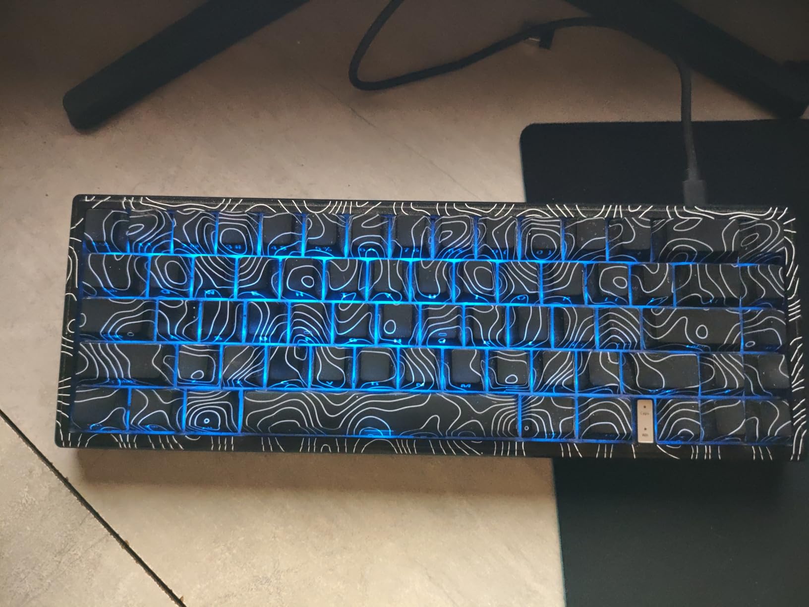 Womier M68HE PRO 60% Percent Keyboard Rapid Trigger Gaming Keyboard RGB | Hall Effect Topographic Keyboard, Wired Custom 8000 Hz Mechanical Keyboard with Magnetic Switch, PBT Keycap for Mac/Win, Black customer photo 1