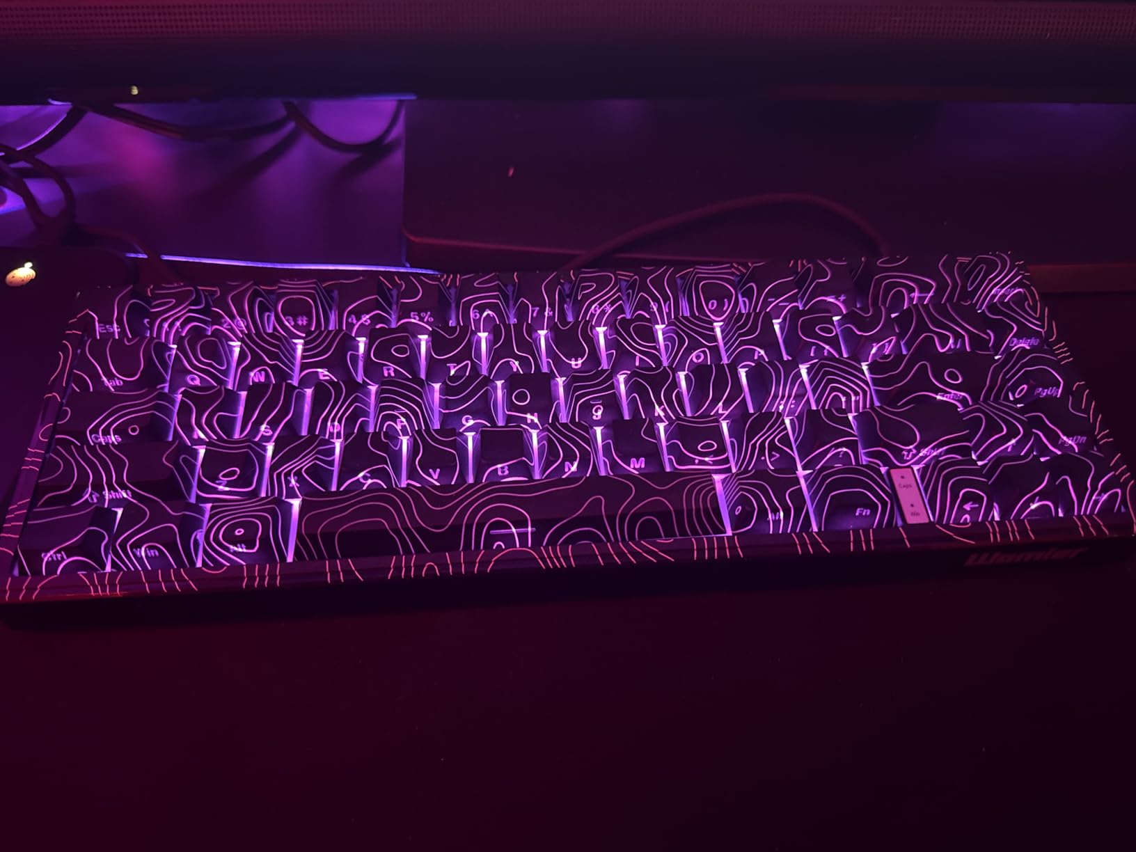 Womier M68HE PRO 60% Percent Keyboard Rapid Trigger Gaming Keyboard RGB | Hall Effect Topographic Keyboard, Wired Custom 8000 Hz Mechanical Keyboard with Magnetic Switch, PBT Keycap for Mac/Win, Black customer photo 2