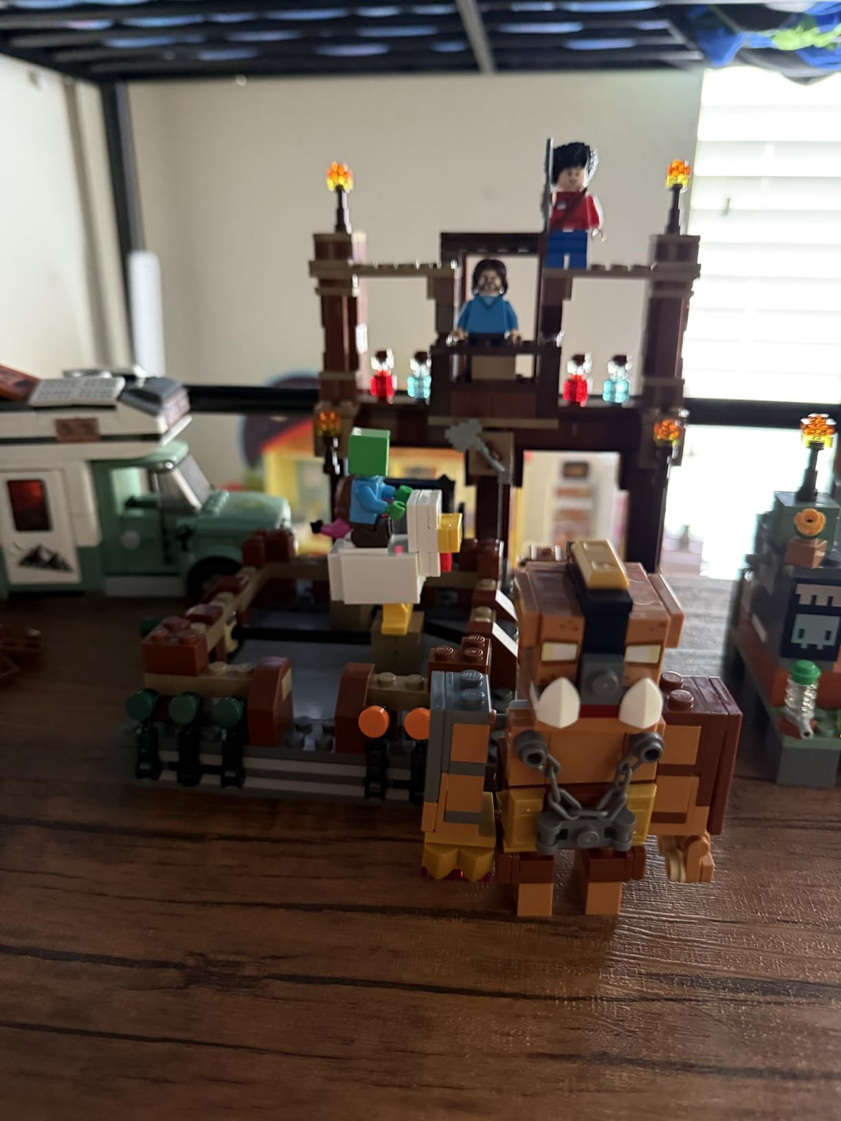LEGO Minecraft Woodland Mansion Fighting Ring - Building Toy for Kids Age 10+ - Includes Steve, Garrett, & Henry Minecraft Figures, Plus a Chicken Jockey & More - Birthday Gift Idea for Fans - 21272 customer photo 1