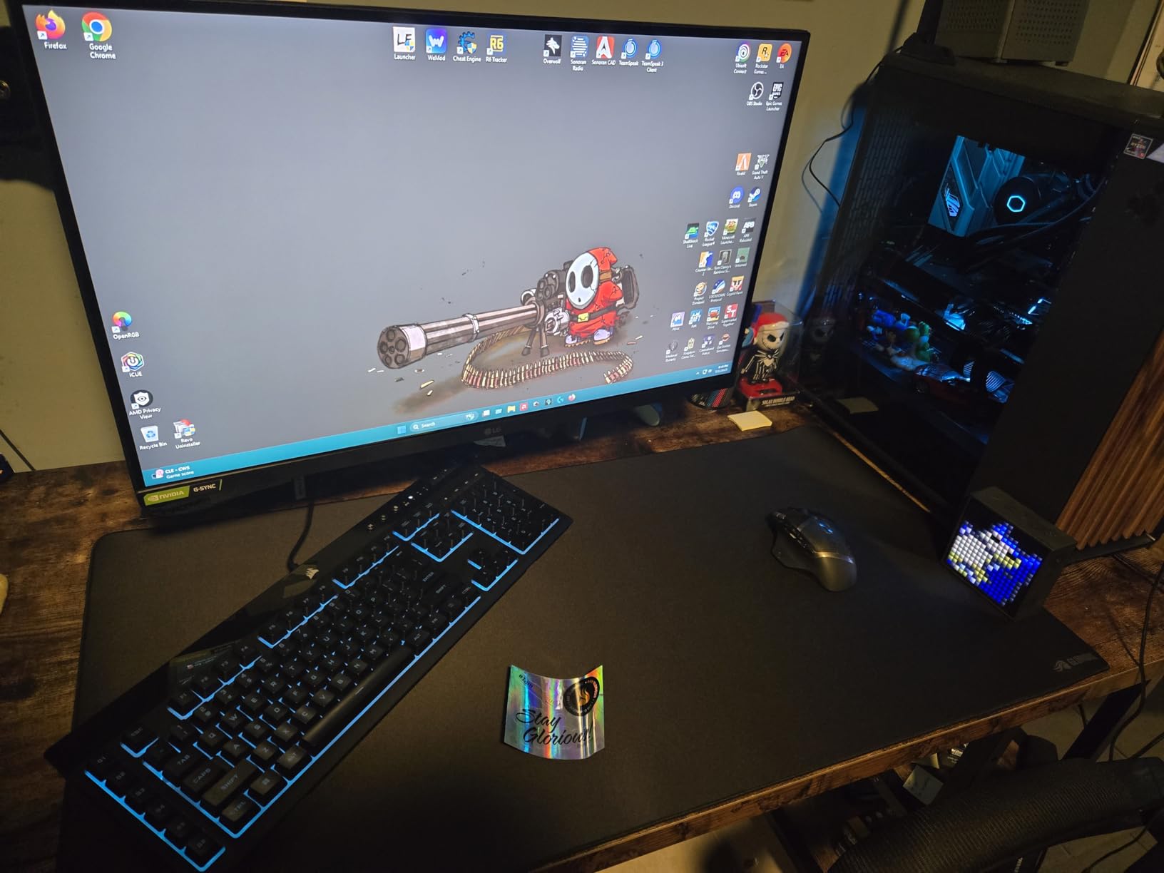 Glorious Gaming Mouse Pad GMP 2 - XXL - Spill-Proof Mouse Pad, Optimised for Gaming Sensors, Balanced Surface for Speed & Control, Anti-fray Edges - 36