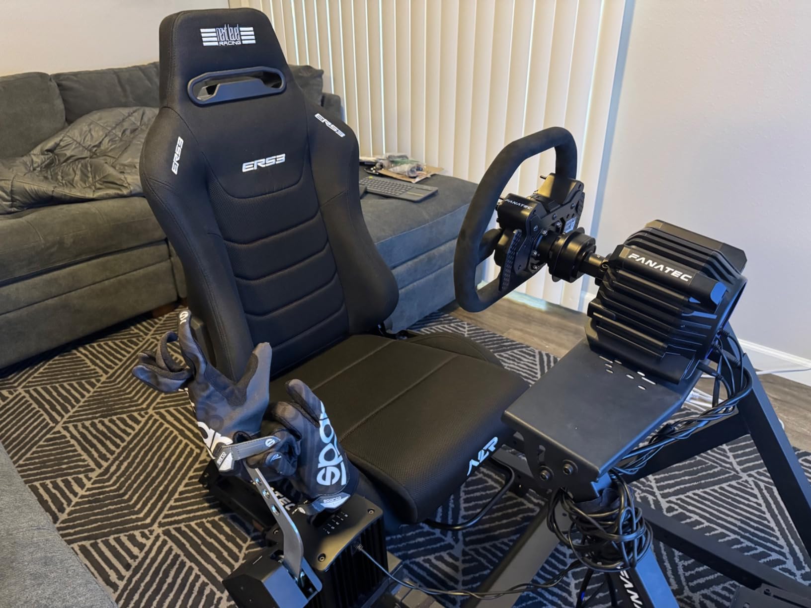 Next Level Racing ERS3 Elite Series Reclining Seat - Fabric & SIMAERO Mesh Edition (NLR-E052) customer photo 1