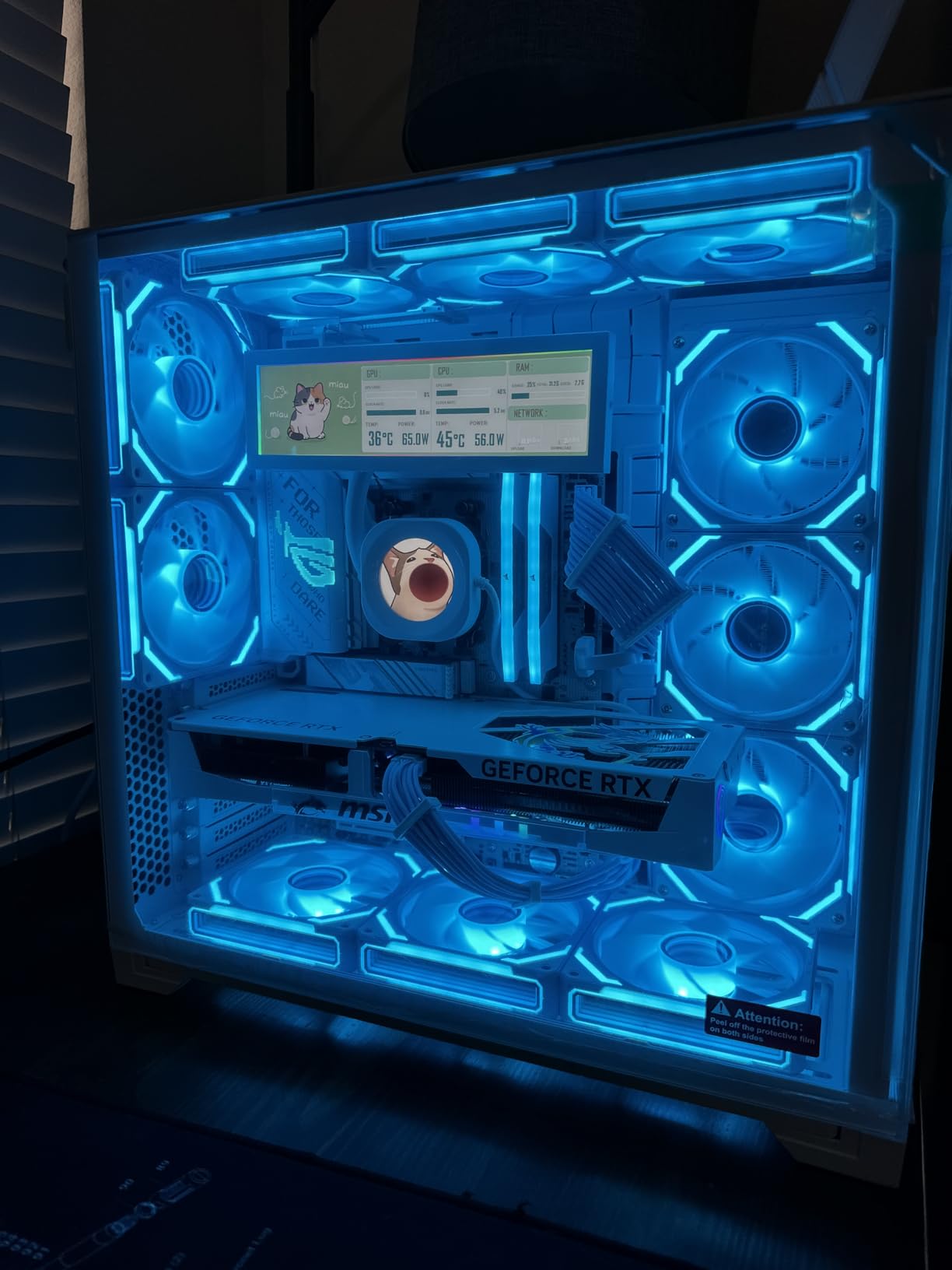 Lian Li O11 Vision Compact ATX Mid Tower Case - Back Connect - White customer photo 2