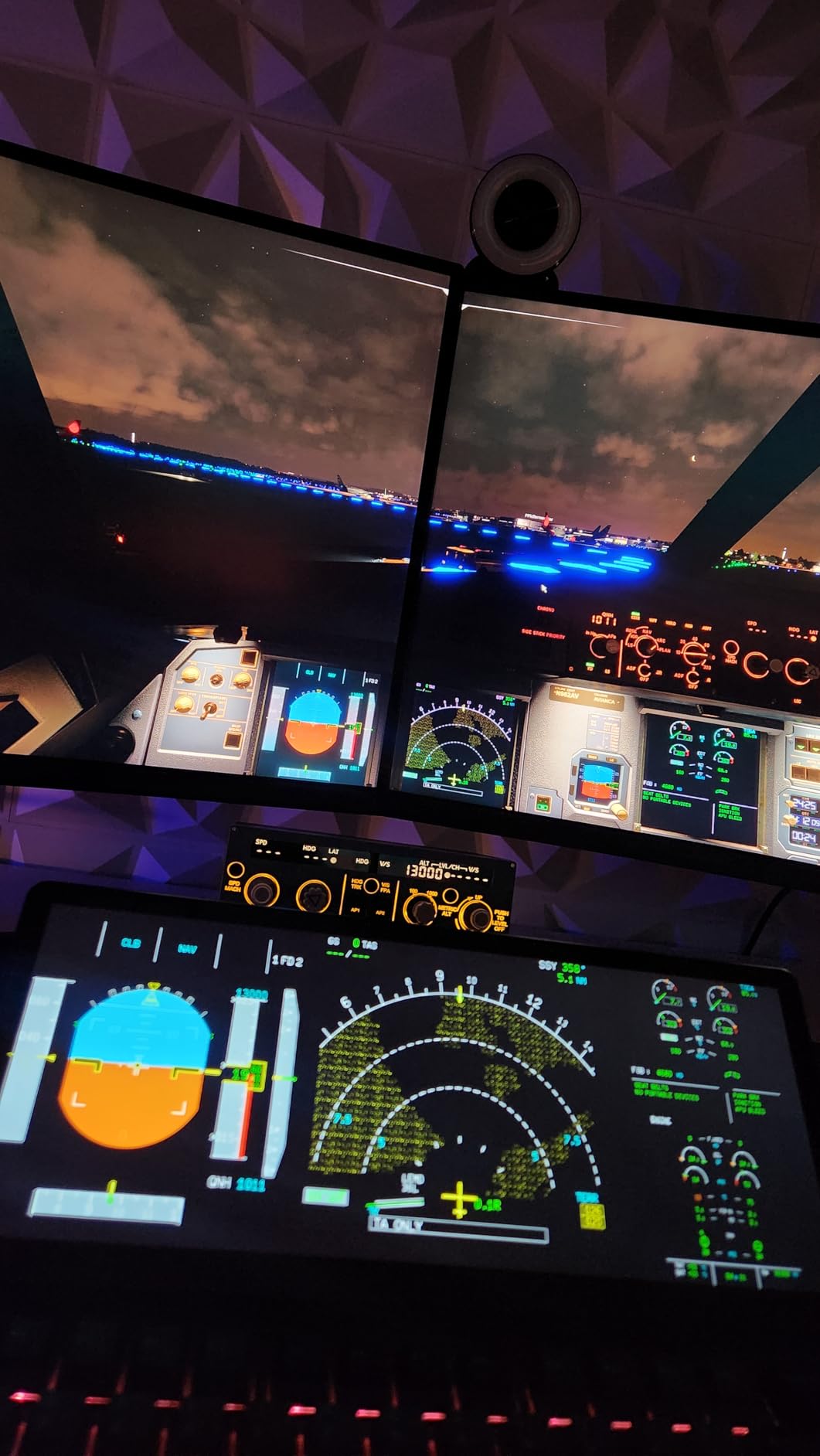 MiYee Wingflex A320 FCU CUBE Flight Simulator Control Unit A320 Panel Game Simulator Plug-and-Play Real Aircraft Feel customer photo 2