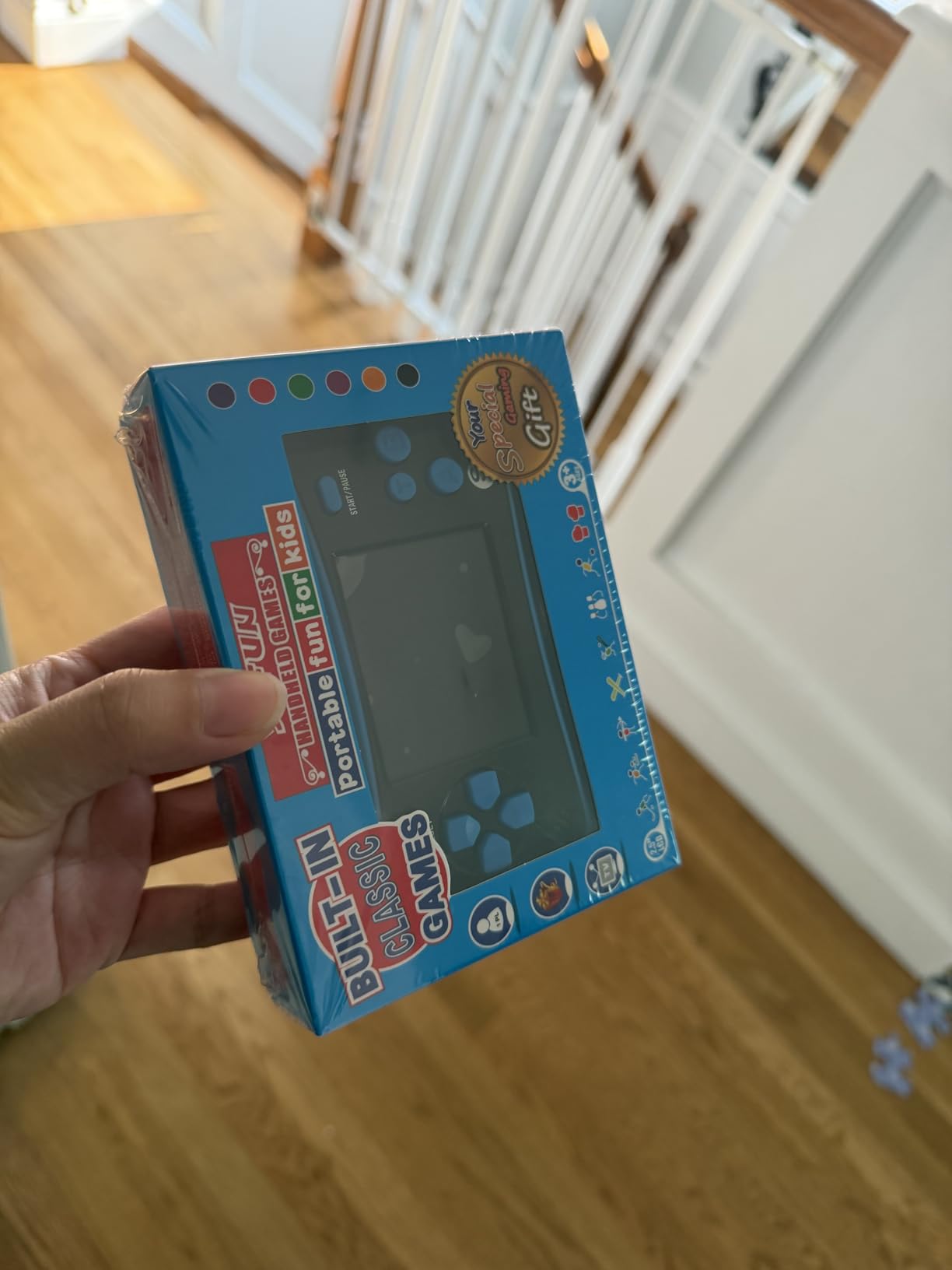 Handheld Game for Kids Ages 4-10, 2025 Upgraded, 142 Classic Mini Games, TV Output, 2.5