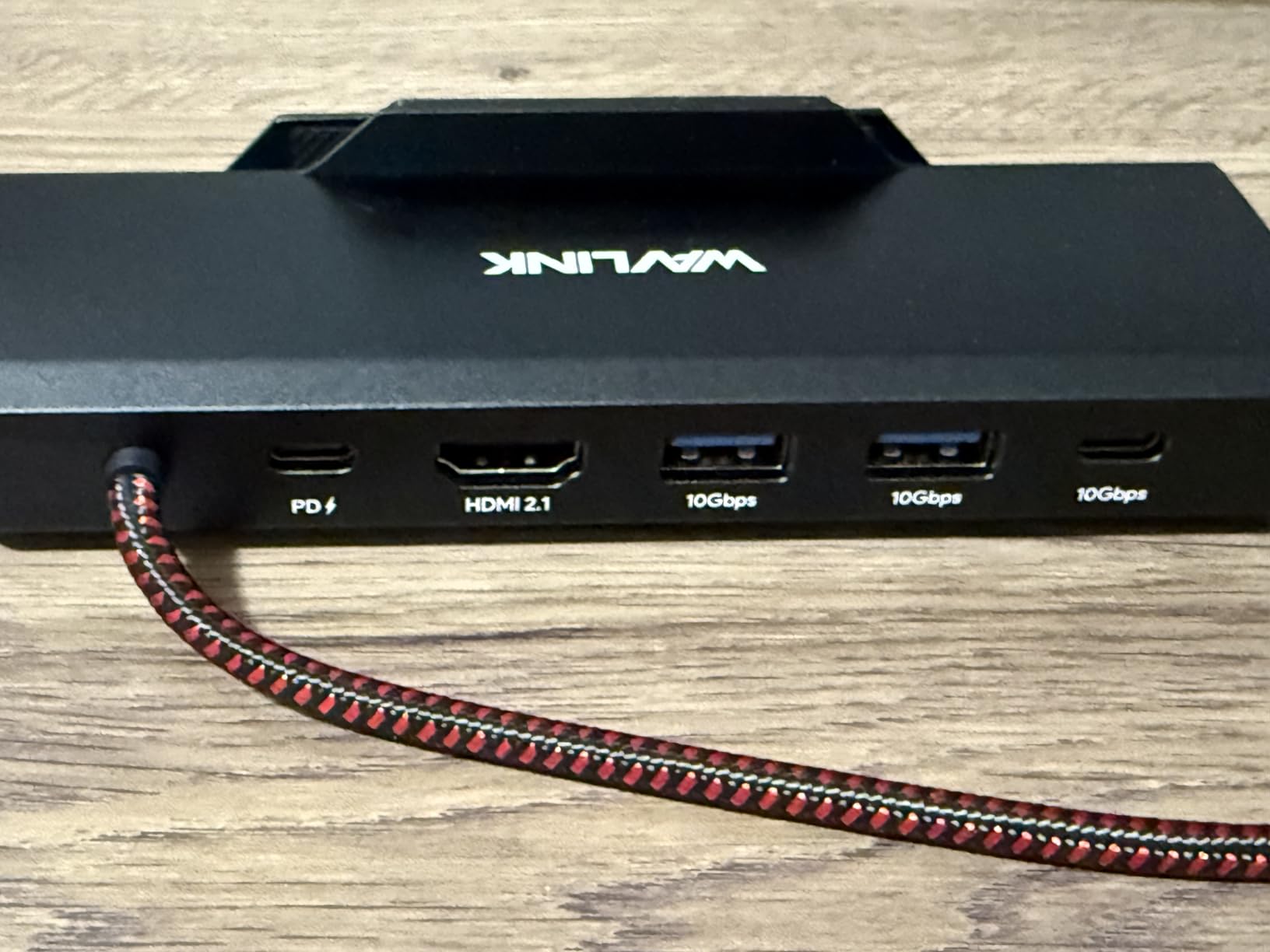 Steam Deck Dock, WAVLINK 6-in-1 Docking Station for Steam Deck/ROG Ally with 4K@144Hz HDMI 2.1, 100W PD in, 3X 10G USB 3.2, Gigabit RJ45 customer photo 1