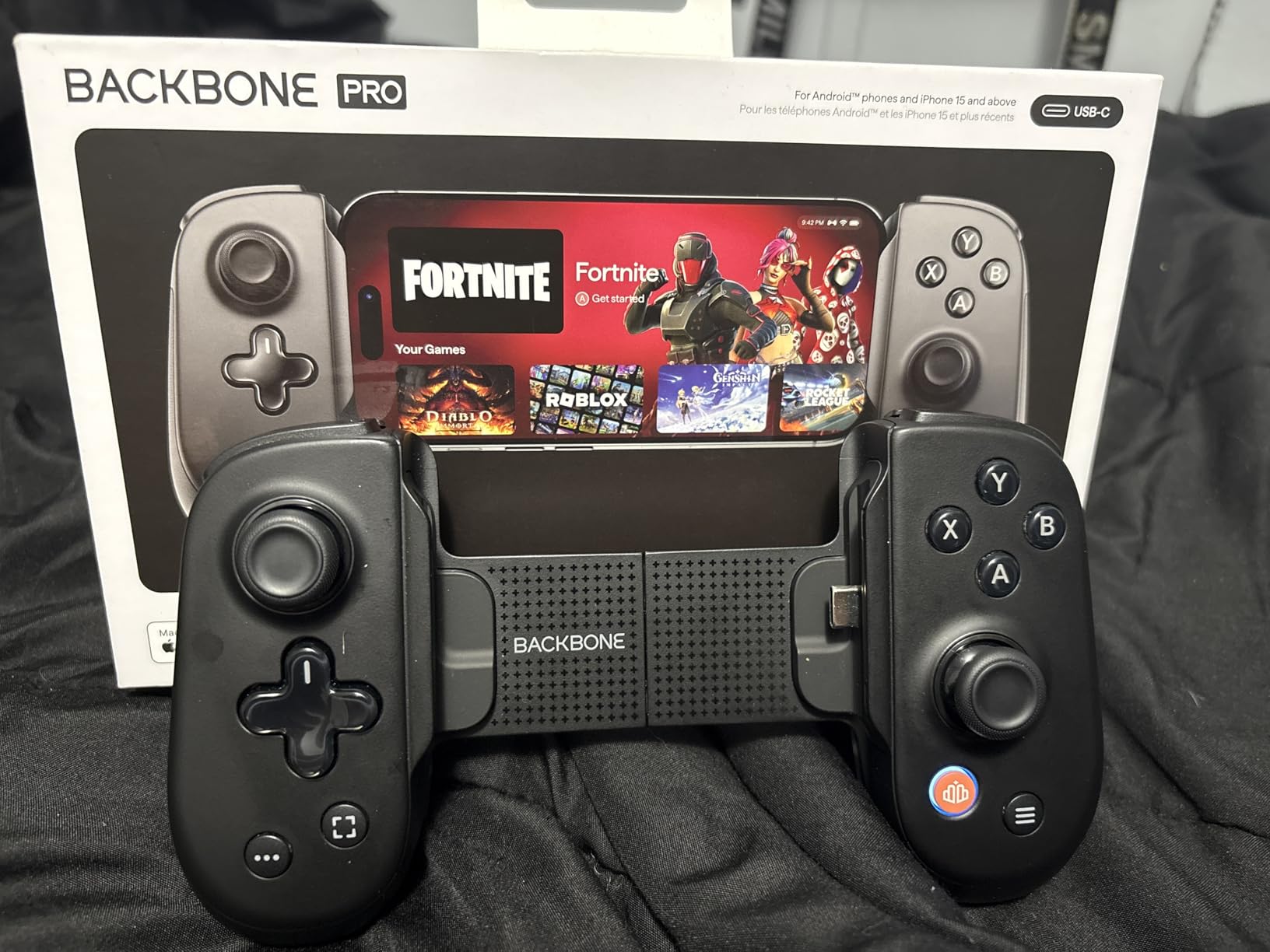 BACKBONE Pro Gaming Controller for iPhone & Android, USB-C, Bluetooth, & Wired customer photo 2