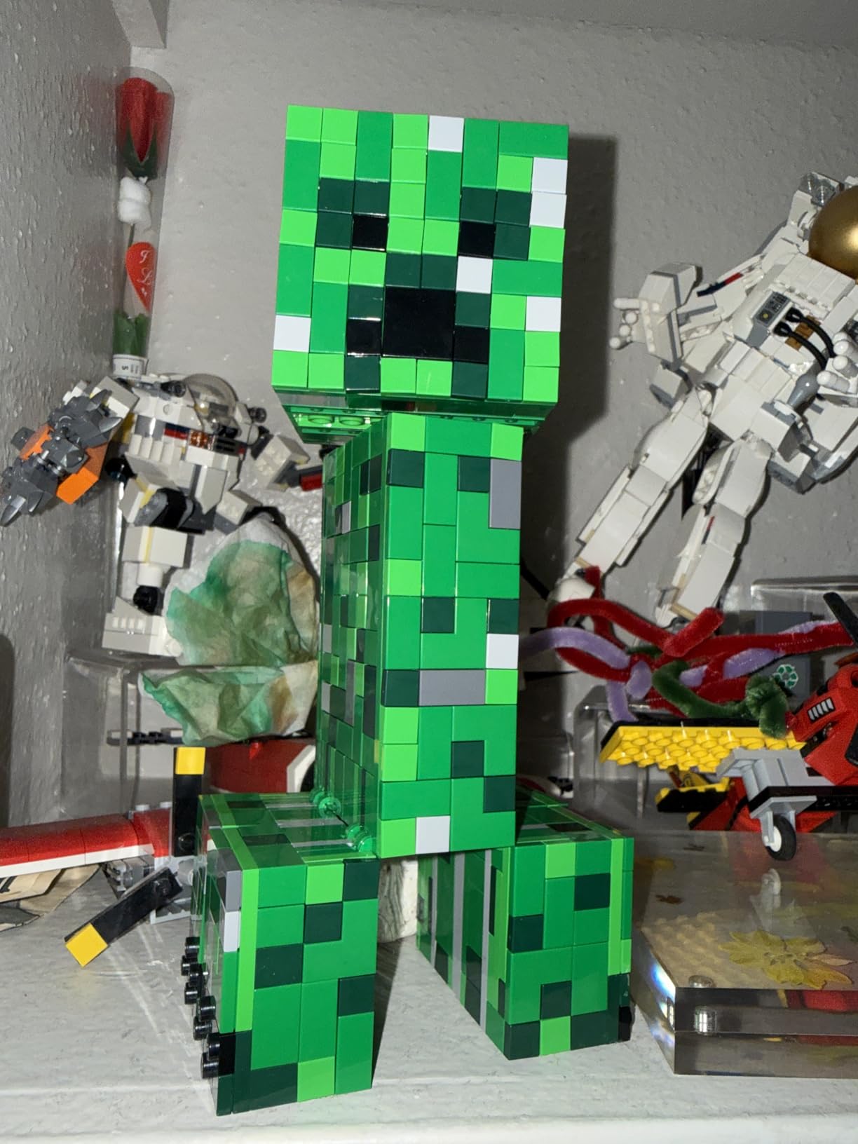 LEGO Minecraft The Creeper Kids Building Toy - Minecraft Toy for Boys & Girls, Ages 10+ - Room Decor for Gamers w/ 1st Version Creeper Minifigure - Gift for Birthdays - 21276 customer photo 2