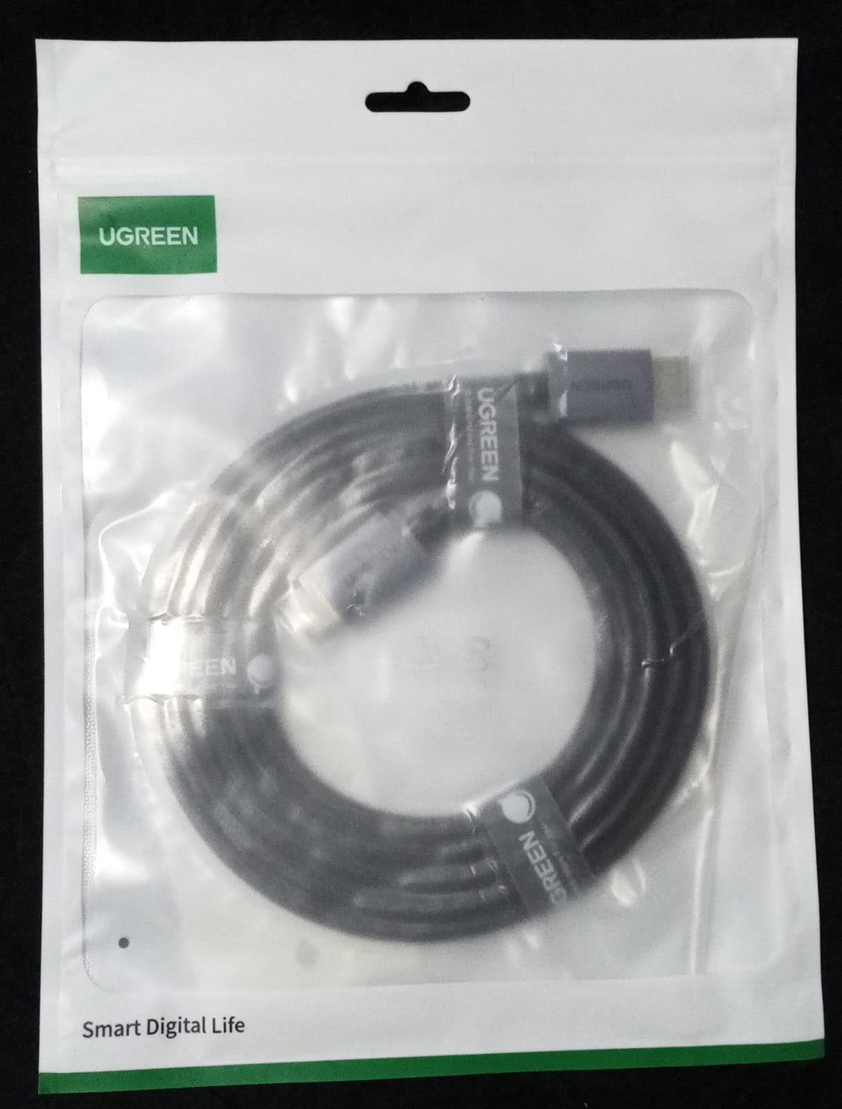 UGREEN 8K HDMI 2.1 Cable 48Gbps 33FT, Ultra High Speed HDMI Cord | Aluminum, 4K@240Hz 120Hz 10K 8K@60Hz, HDCP 2.2&2.3, eARC HDR 10 Dolby Compatible with PS5/Blu-ray/Roku TV/Switch 2/Mac mini customer photo 2