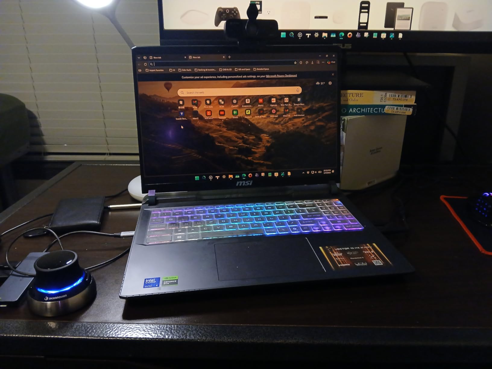 msi Vector 16 HX AI 16” 240Hz QHD+ Gaming Laptop: Intel Core Ultra 9-275HX, NVIDIA Geforce RTX 5080, 32GB DDR5, 2TB NVMe SSD, Thunderbolt 5, Wi-Fi 7, Win 11 Pro: Cosmo Gray A2XWIG-058US customer photo 1