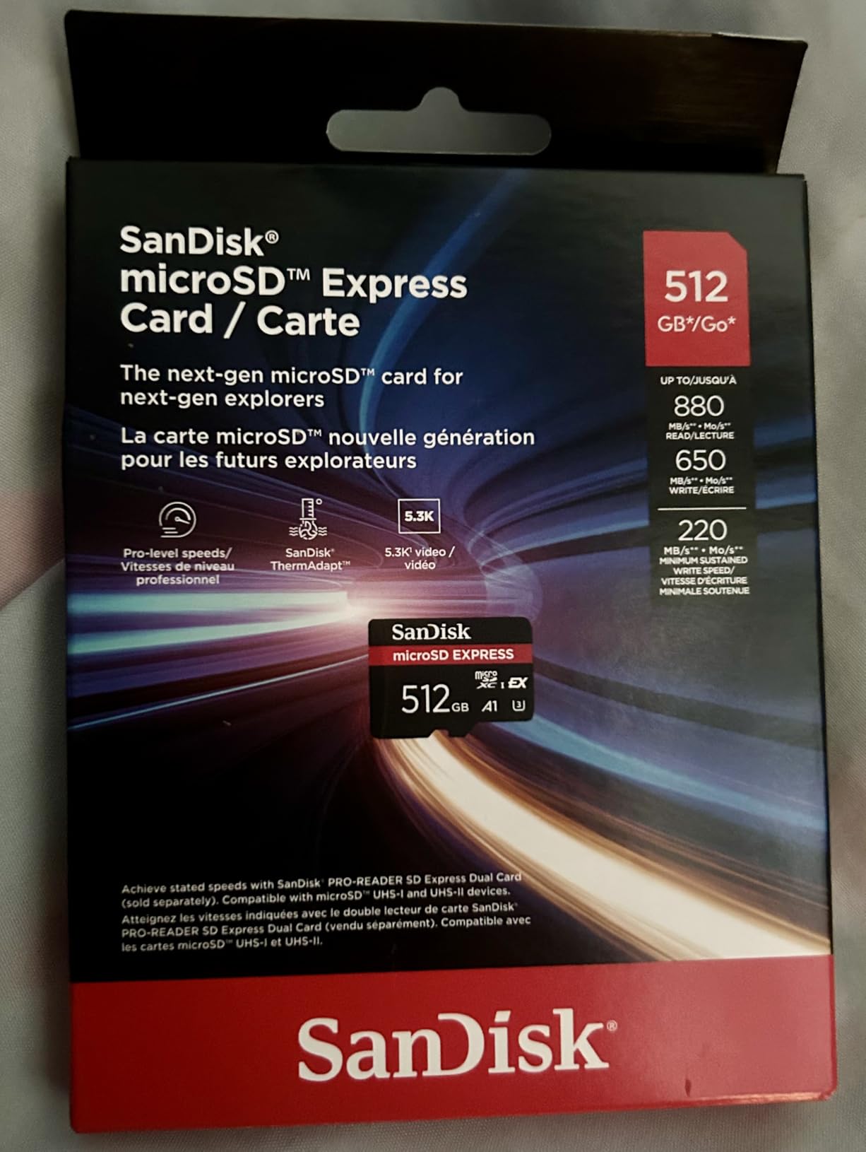 SANDISK 512GB microSD Express Card customer photo 2