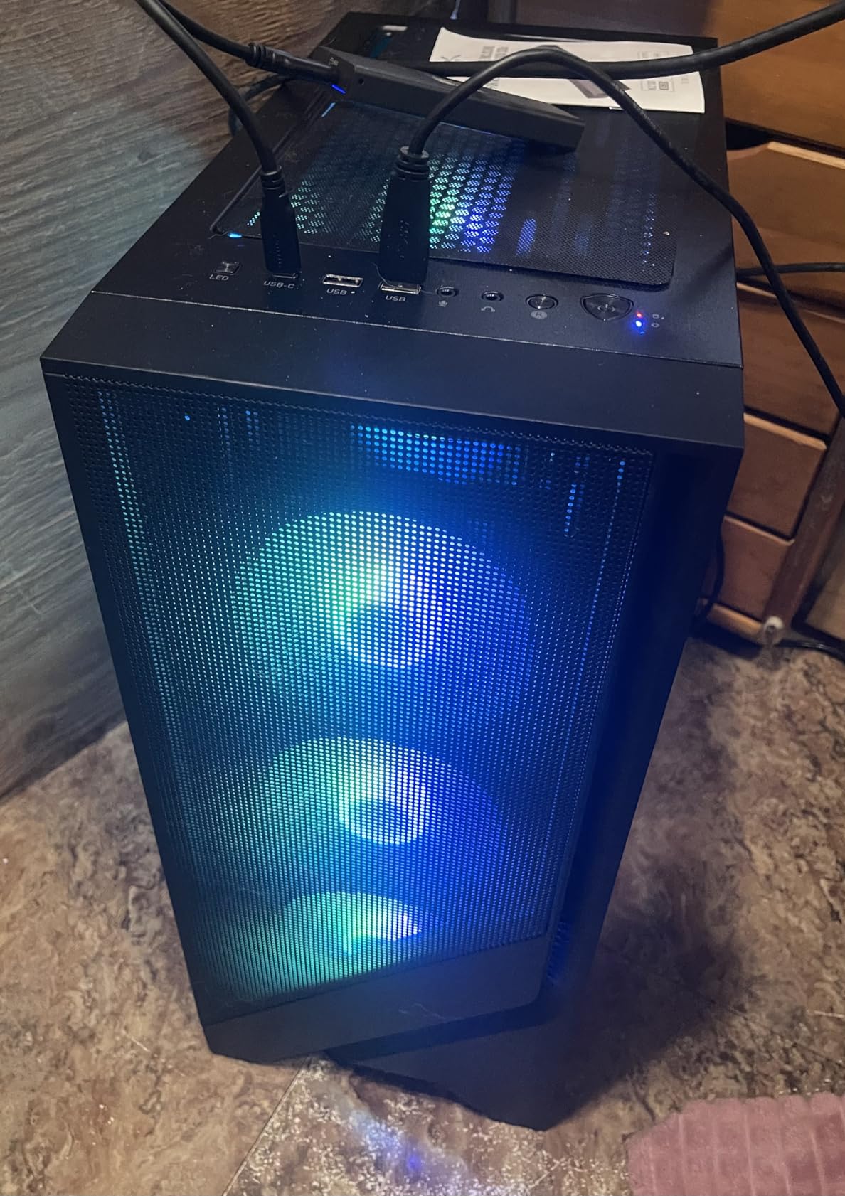 msi Codex Z2 Gaming Desktop, AMD R7-8700F, RTX 5070, 32GB DDR5, 2TB SSD customer photo 1