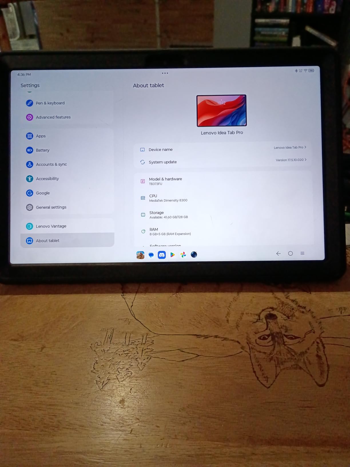 Lenovo Idea Tab Pro with Google Gemini - Student Tablet - 12.7” 3K LCD Display - 8 GB Memory - 128 GB Storage - MediaTek Dimensity 8300 - Includes Pen and Folio Case customer photo 1