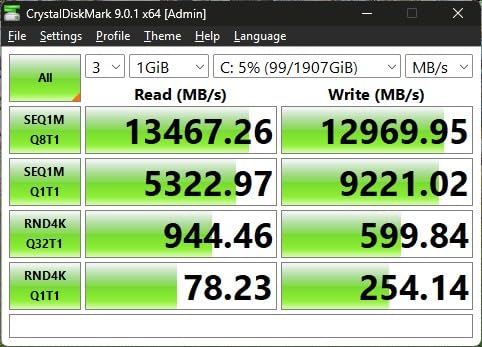 Lexar 1TB NM1090 PRO NVMe SSD, 14,000/10,000 MB/s, M.2 2280, PCIe Gen 5 | Ideal for AI Computing, Gaming, Content Creation, Thermal Control, DirectStorage Enabled, DRAM & SLC Cache, LNM109P001T-RNNNU customer photo 2
