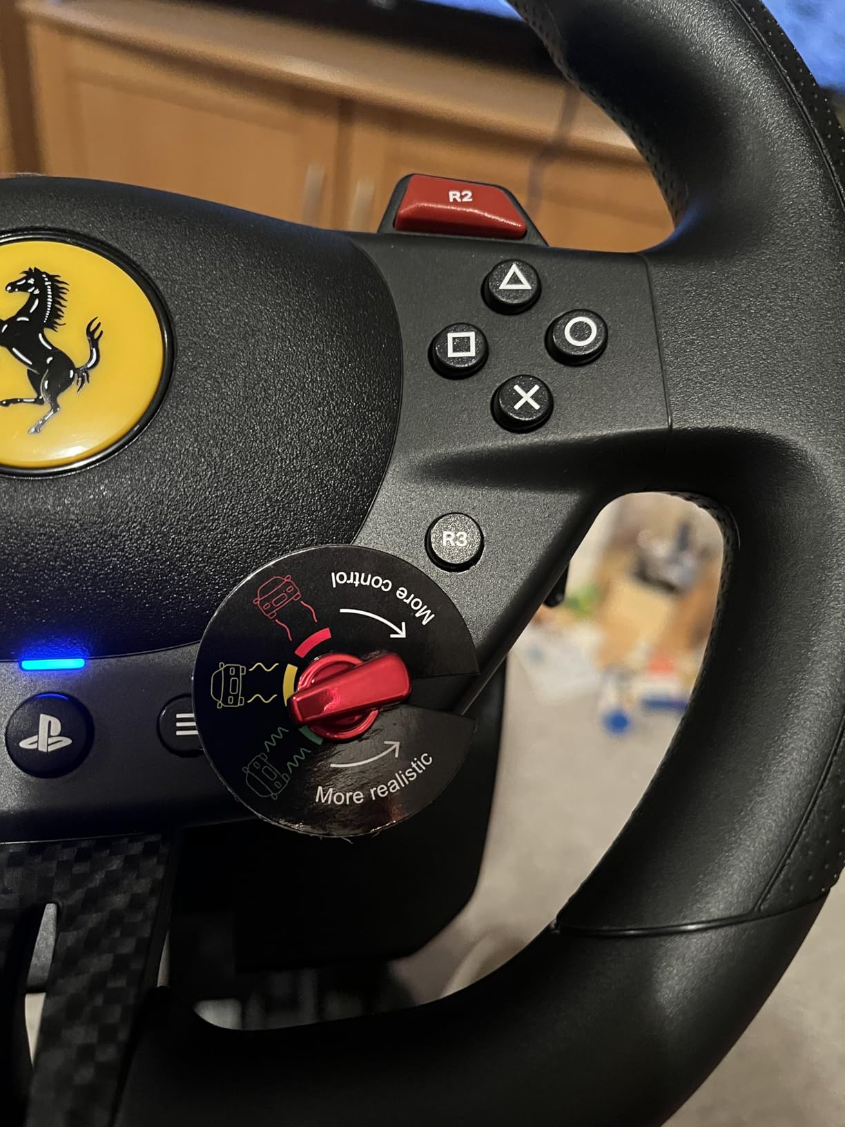 Thrustmaster T98 Ferrari 296 GTB - Racing Wheel and Pedal Set - PS5 & PC | Beginner racing wheel, officially licensed by Ferrari, linear resistance, automatic return to centre, paddle shifters customer photo 1