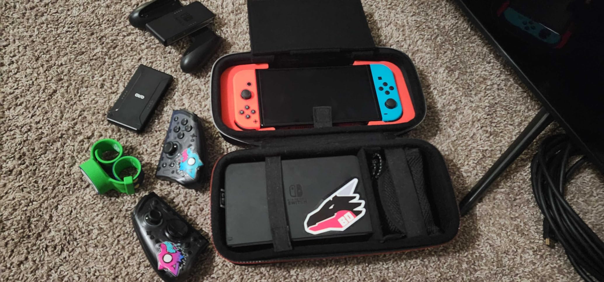 R.D.S. INDUSTRIES, INC. - Game Traveler Deluxe Licensed Travel Case for Nintendo Switch, Nintendo Switch 2, OLED, Black Medium (NS230) customer photo 1