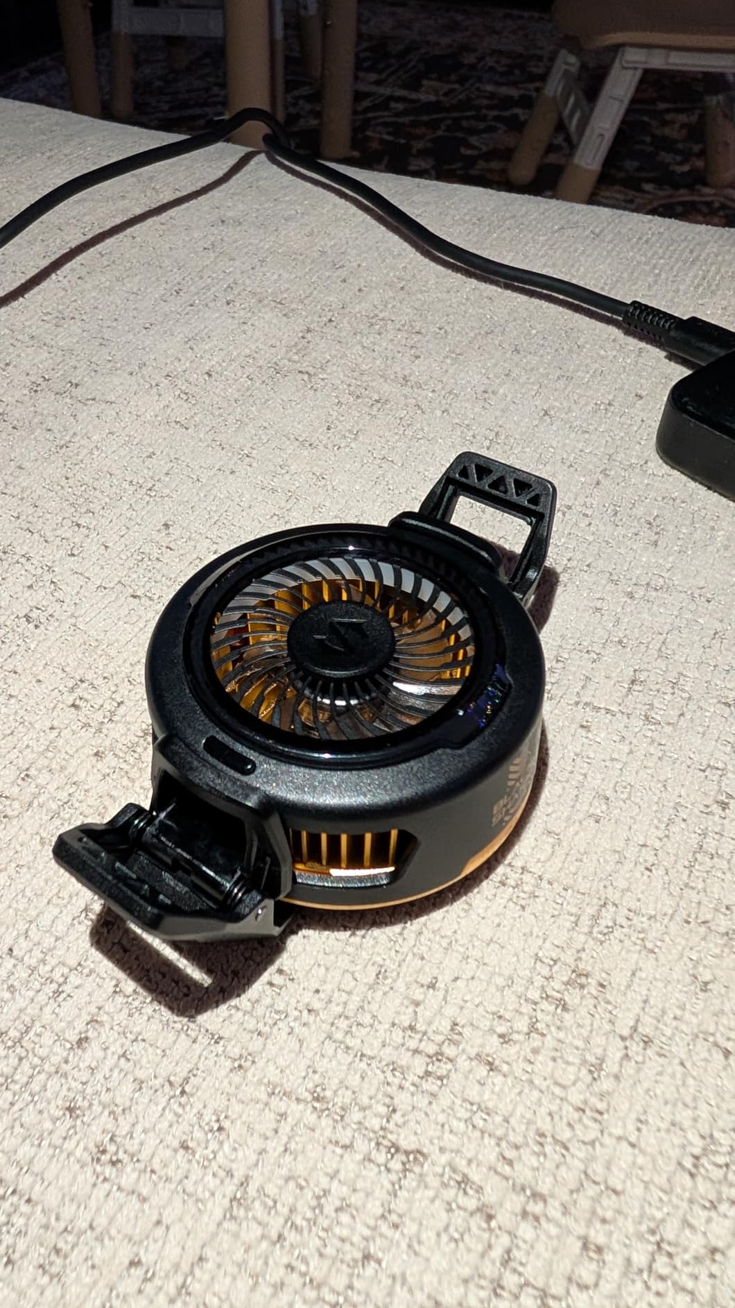 Black Shark FunCooler 5 Magnetic Cell Phone Cooler for Gaming, Portable Mobile Phone Cooling Fan with RGB Light, Cellphone Radiator for iPhone Magnetic Series/Android/Tablet/iPad (Black) customer photo 2