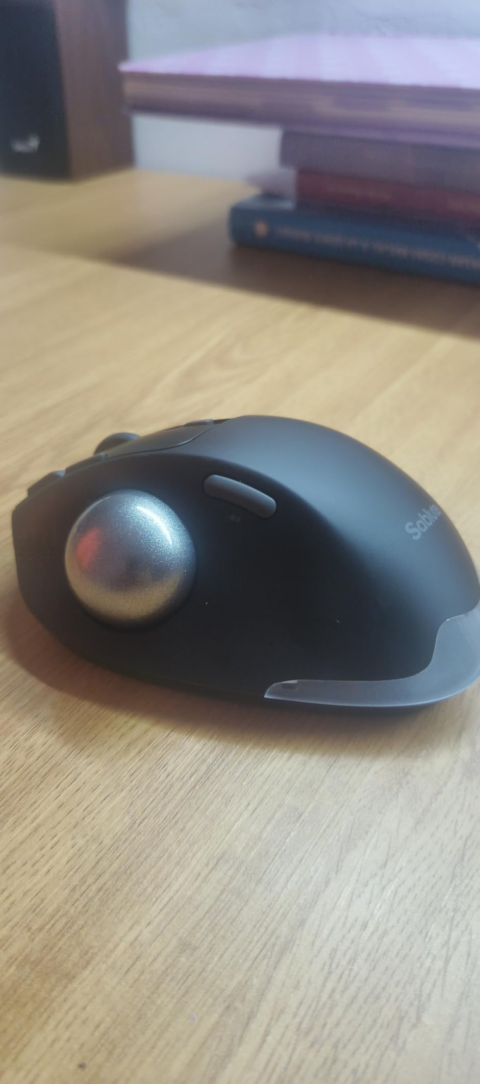 SABLUTE MAM1 Pro Ergonomic Wireless Trackball Mouse, Adjustable 0/18 Degree Angle, Thumb Control Mice, Quiet Click, 3 Multi-Device Bluetooth and USB Receiver, Rechargeable Mouse for Office, Windows Mac customer photo 1