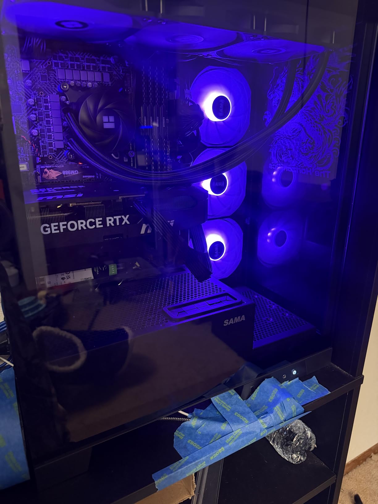 The Horizon Autherium Dragon RGB I9 RTX Gaming PC || 64GB RAM || 5TB Storage || Core I9 Upto 5.4Ghz || RTX 5070 OC || Windows 11 PRO || 360MM AIO || 2.4GB/s WiFi, VR, Gaming Ready Desktop Computer customer photo 2