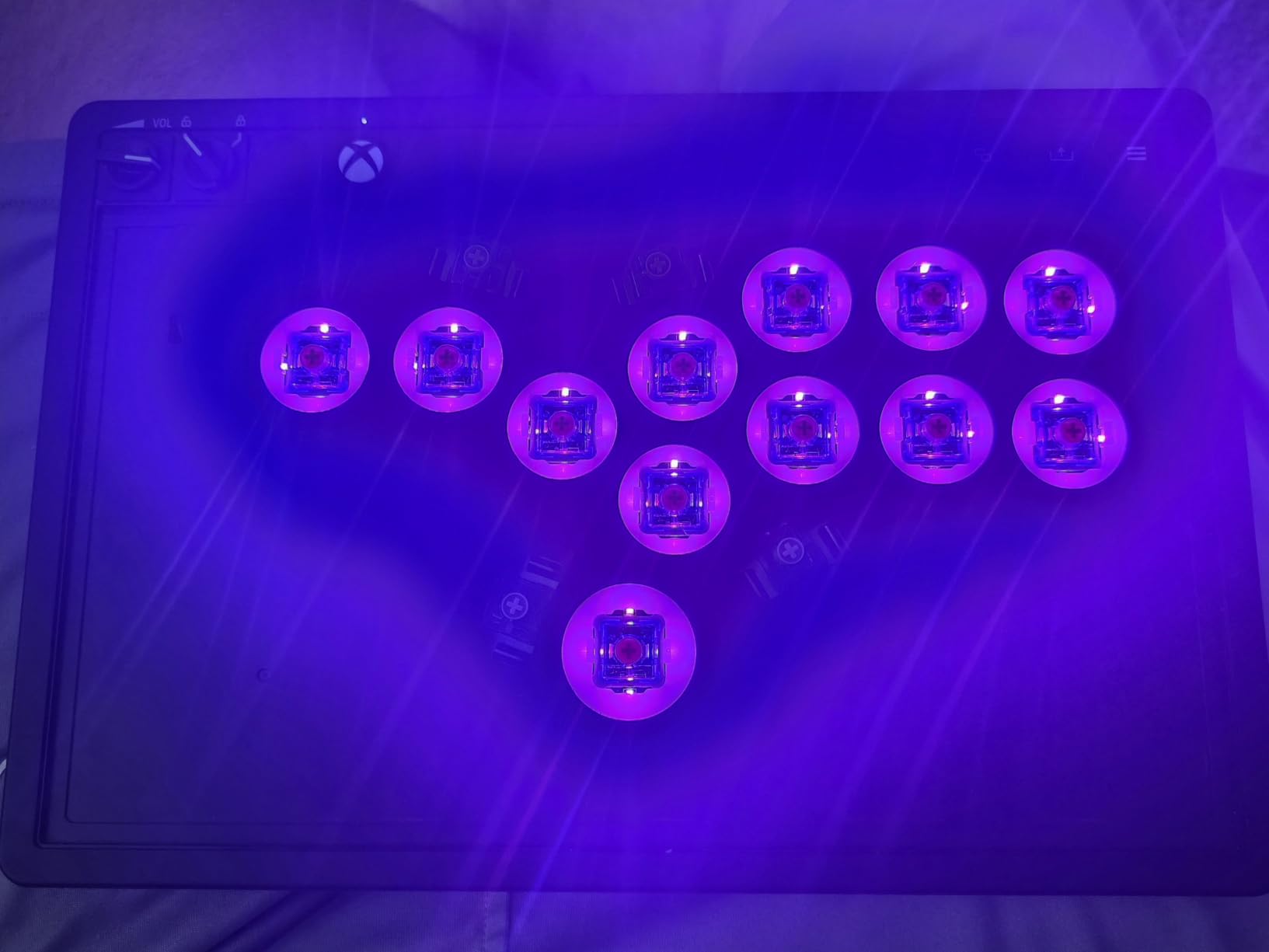 8BitDo All-Button Arcade Controller for Xbox Series X|S, Xbox One & PC | Officially Licensed, 2.4G Wireless, Leverless, Low-Profile Mechanical Switches, Programmable, Hot-Swappable PCB, RGB Lighting customer photo 1