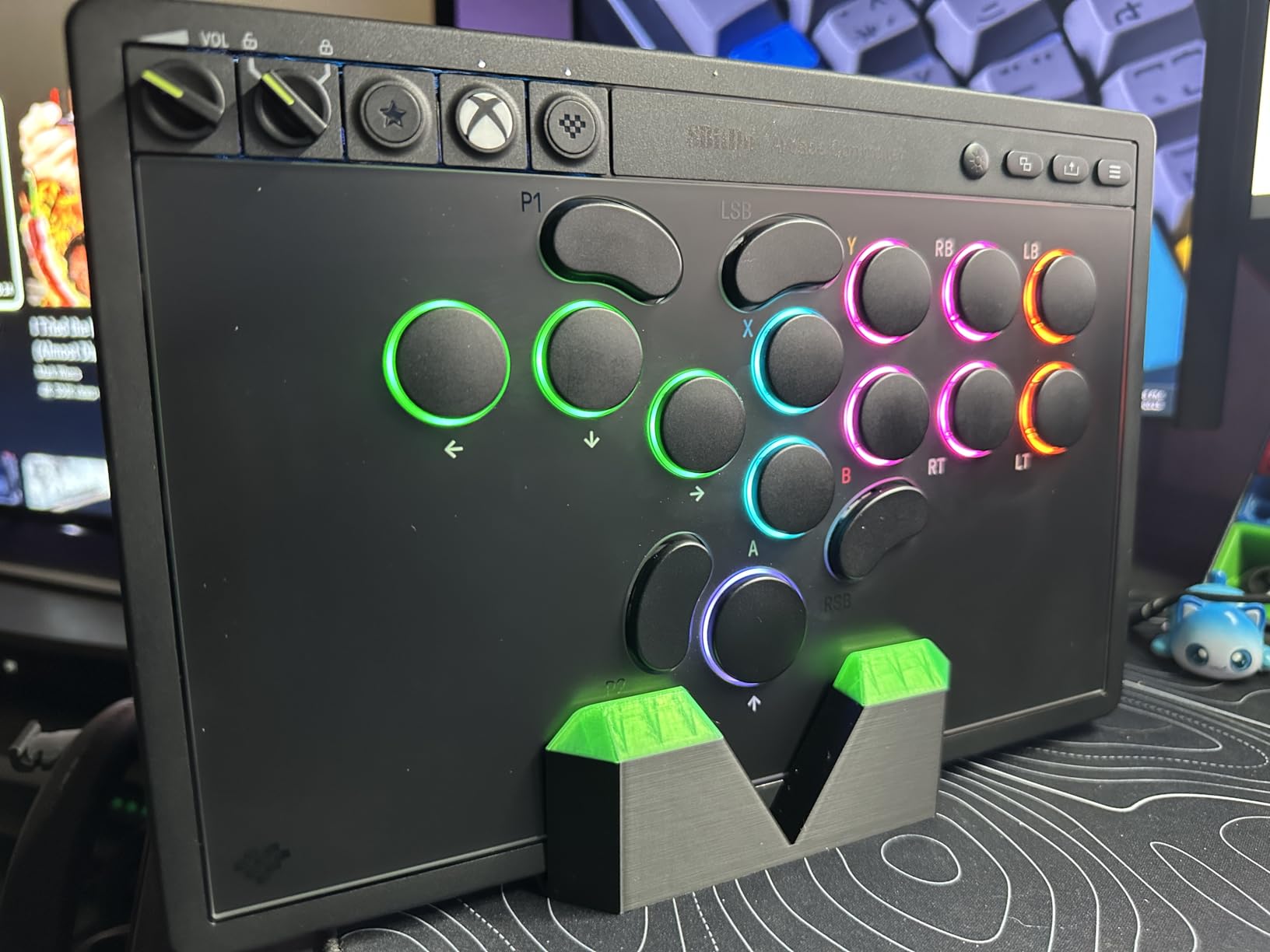 8BitDo All-Button Arcade Controller for Xbox Series X|S, Xbox One & PC | Officially Licensed, 2.4G Wireless, Leverless, Low-Profile Mechanical Switches, Programmable, Hot-Swappable PCB, RGB Lighting customer photo 2