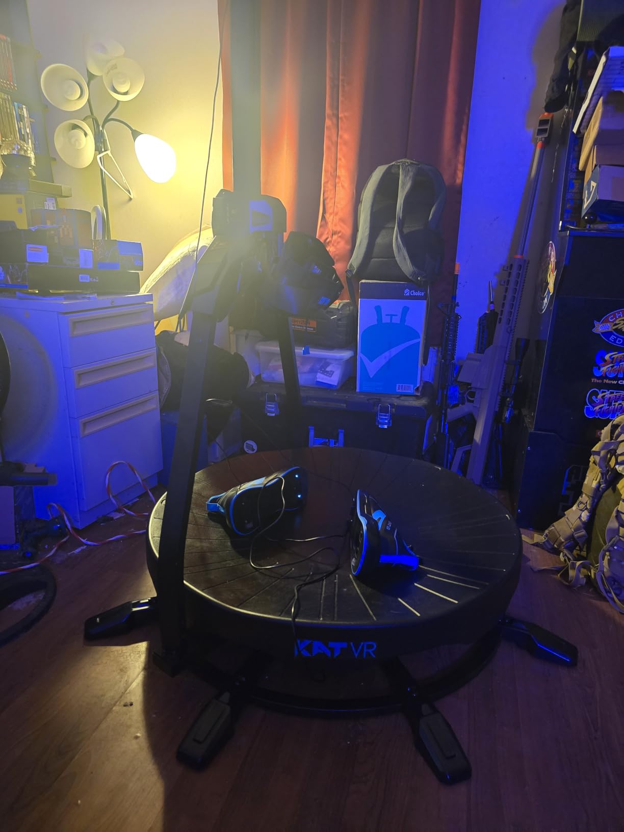KAT Walk C2 VR Series | 360° Omnidirectional Walking Pad & Accessories for Immersive VR Gaming & Fitness | Compatible with SteamVR, Quest, Oculus | Core | US Size 9.5 customer photo 1