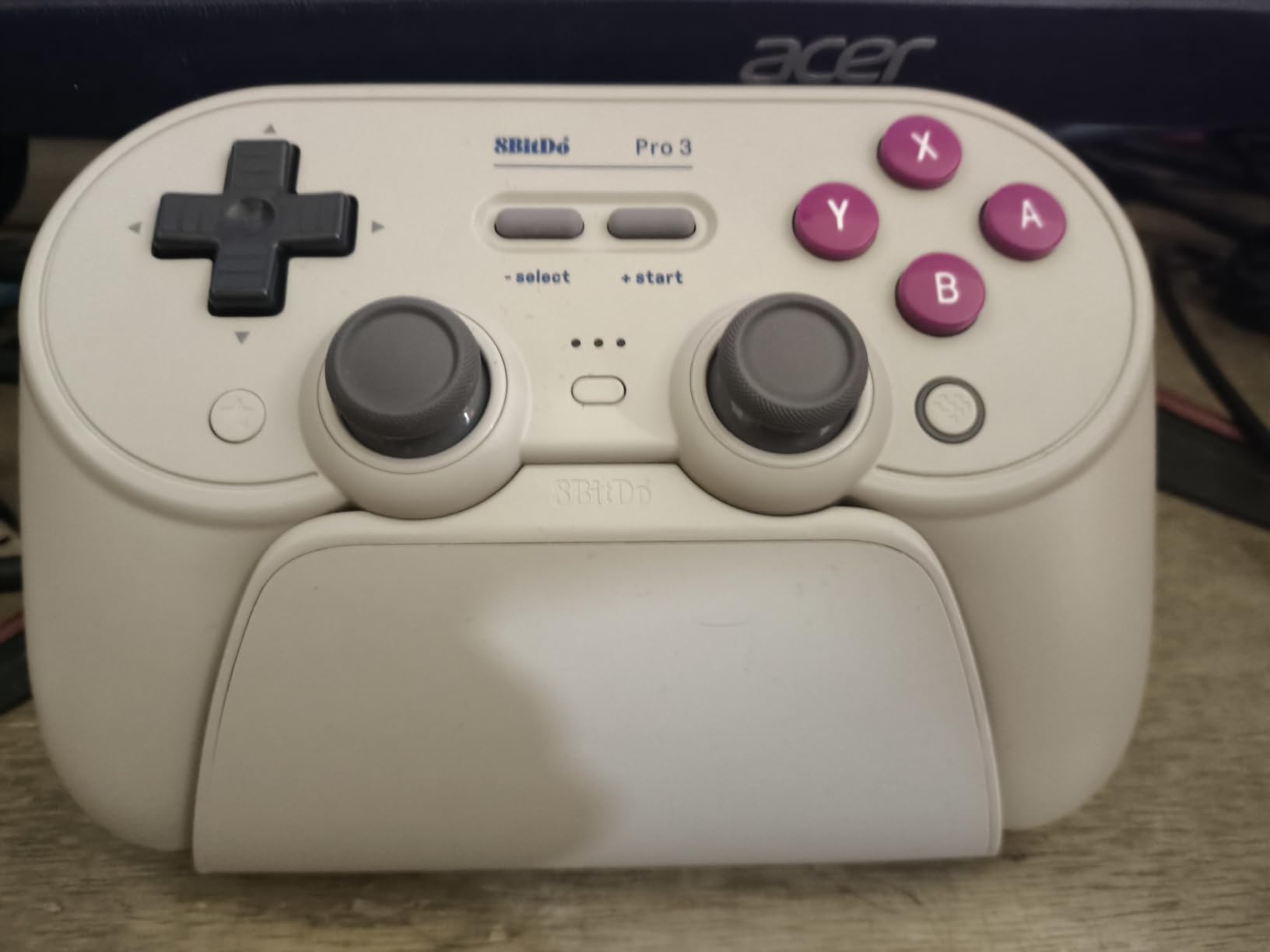 8BitDo Pro 3 Bluetooth Controller for Switch/Switch 2 - TMR Joysticks, Swappable ABXY Buttons, Pro Back Buttons, Charging Dock, Hall Effect Triggers, for Windows, Apple, SteamOS, Android - Purple customer photo 1