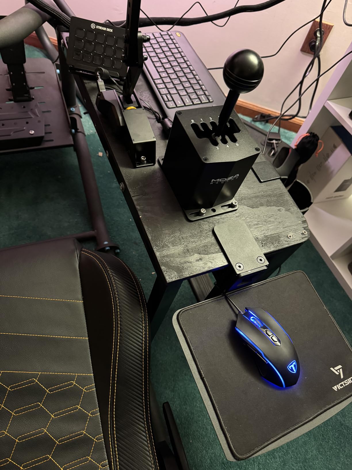 MOZA Racing HGP Shifter with Intelligent Downshift System, H Pattern with Locked R and 7th Gear Racing Simulator Meeting Multiple Simulation Scenarios customer photo 2