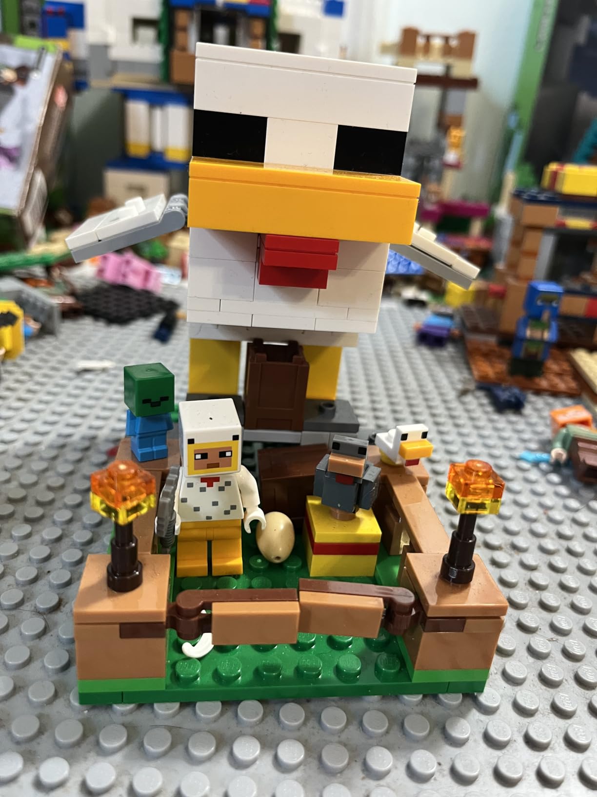 LEGO Minecraft Chicken Farm Building Toy for Kids - Video Game Playset & Figures for Boys & Girls, Ages 7+ - Gift for Birthdays - 21585 customer photo 2