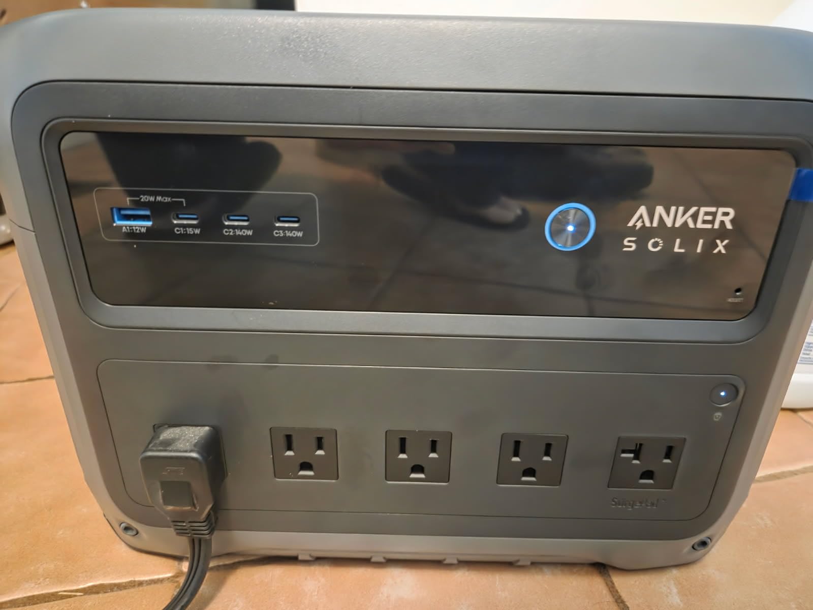 Anker SOLIX C1000 Gen 2 Portable Power Station, 1,024Wh, 2,000W, Camping customer photo 1
