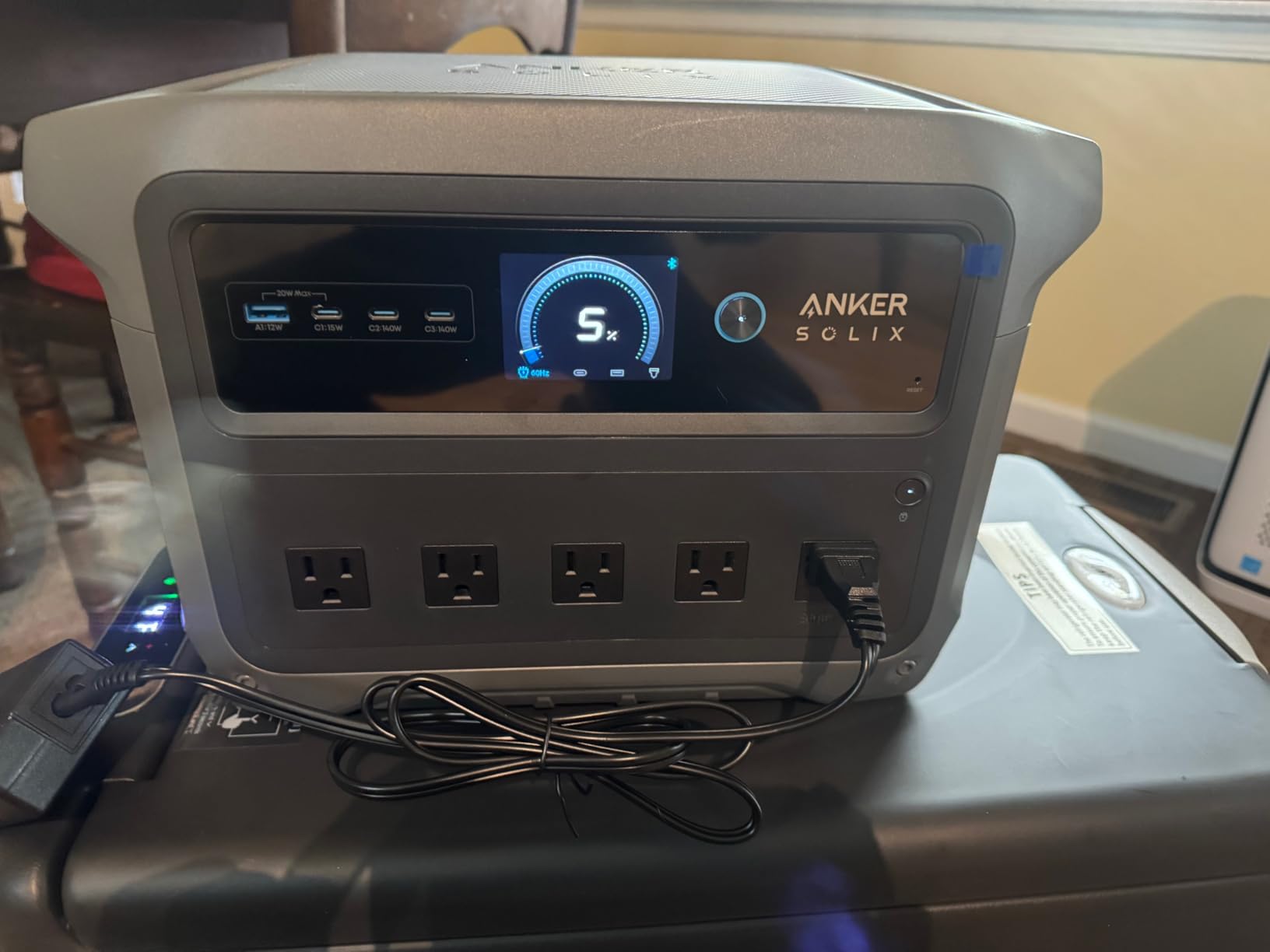 Anker SOLIX C1000 Gen 2 Portable Power Station, 1,024Wh, 2,000W, Camping customer photo 2