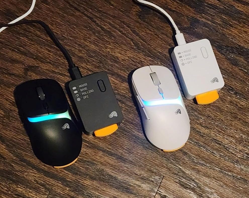 GLORIOUS Gaming Model O3 Wireless Gaming Mouse - InfinitePlay Swappable Battery, 130H Battery Life, 8k Polling, 130M Optical Switches, Ultralight 66g, 30K DPI Optical Sensor, RGB - White customer photo 2