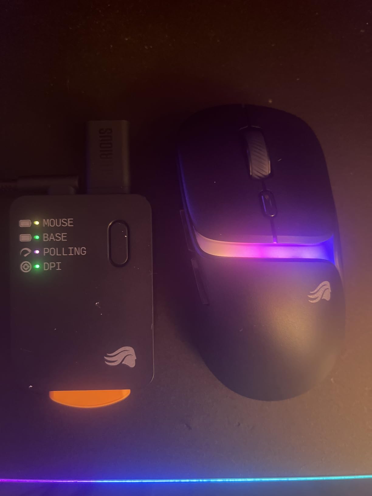 GLORIOUS Gaming Model D3 Wireless Gaming Mouse - InfinitePlay Swappable Battery, 130H Battery Life, 8k Polling, 130M Optical Switches, Ultralight 69g, 30K DPI Optical Sensor, RGB - Black customer photo 1