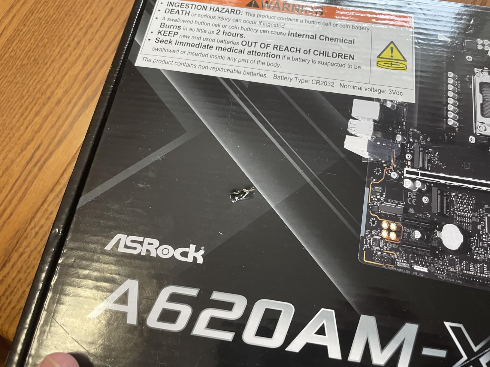 ASRock A620AM-X Micro-ATX Motherboard AMD AM5 Socket Supports Ryzen 9000/8000/7000 DDR5 8000+ OC PCIe 4.0 2.5G LAN BIOS Flashback customer photo 1