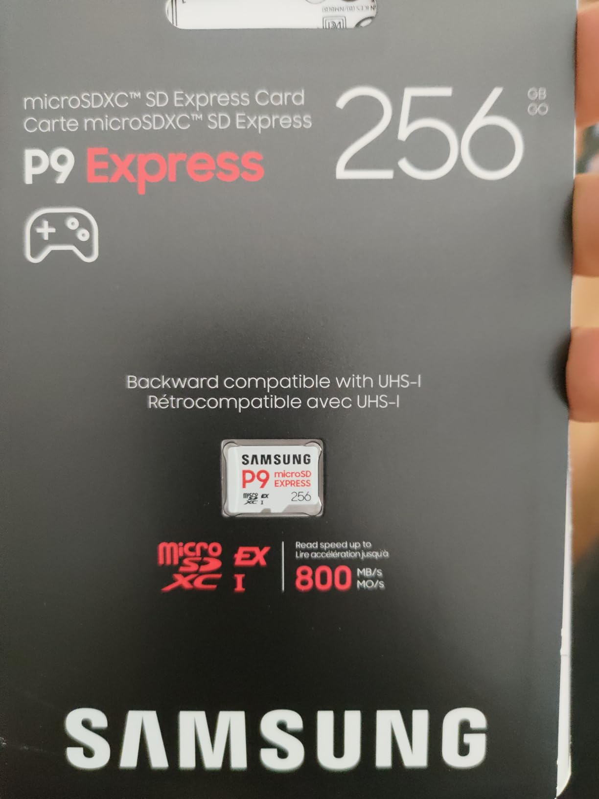 Samsung P9 Express microSD Express Card, 256GB microSDXC Memory Card, Up to 800 MB/s, for Nintendo-Switch ™ 2, (MB MK256T/AM) customer photo 1