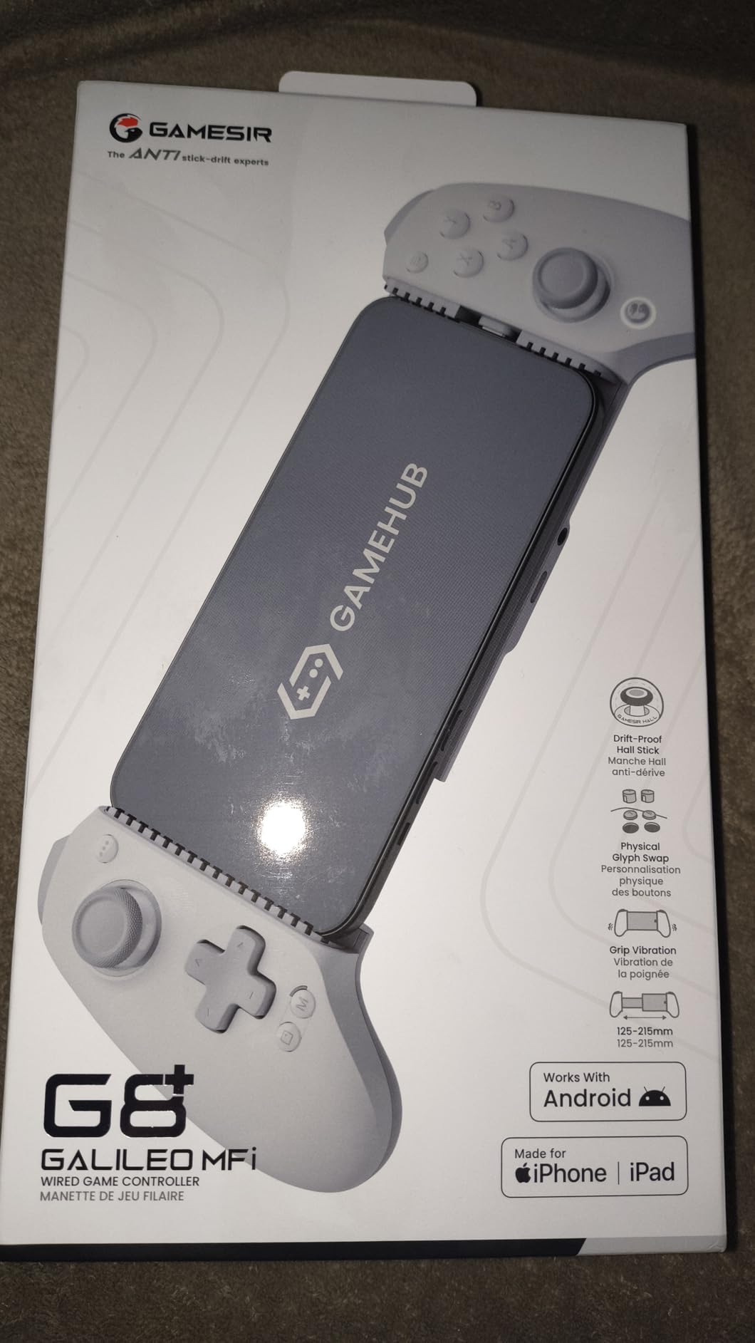 GameSir G8 Plus MFi iPhone Controller, Apple MFi Certified USB-C Gaming Controller customer photo 2